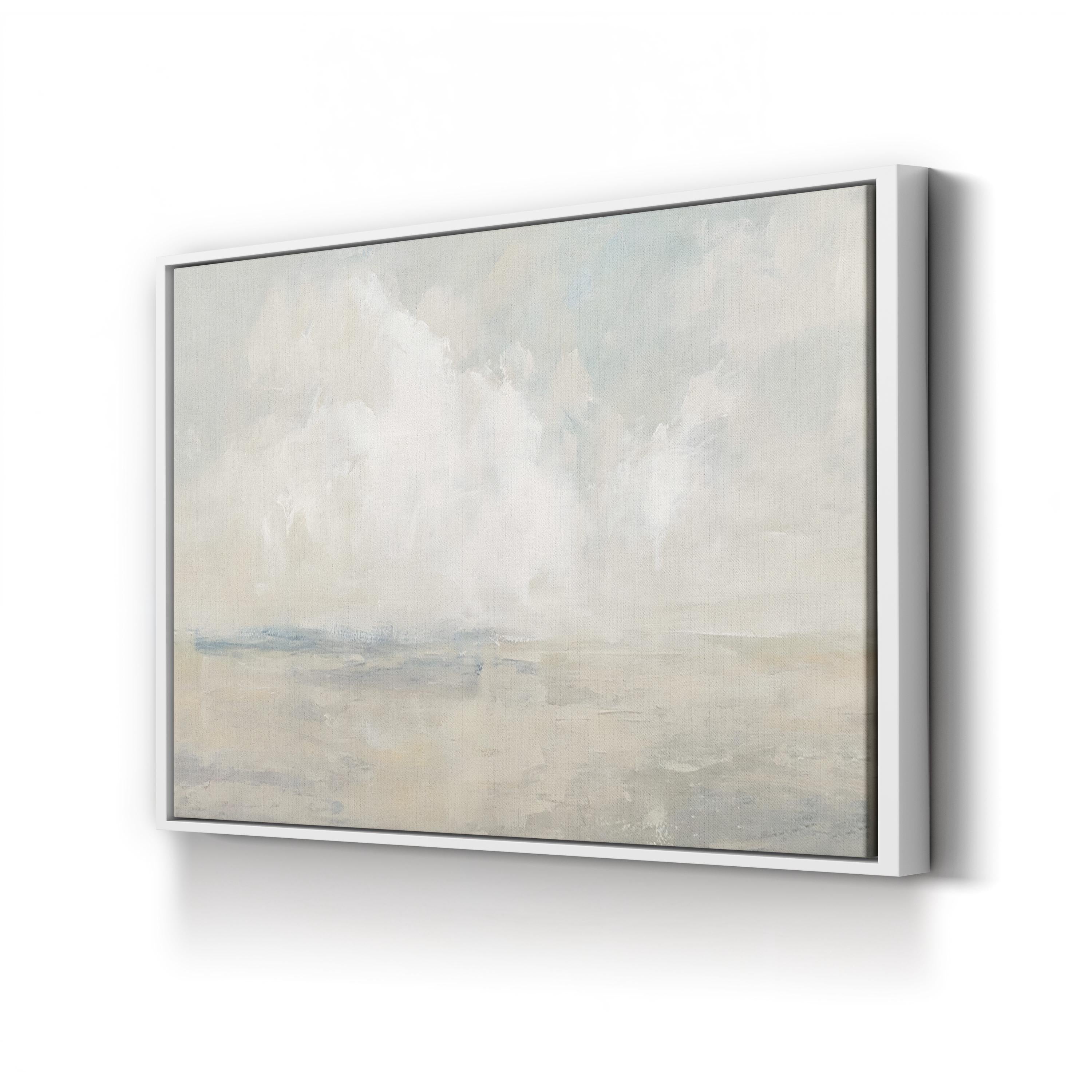 Sky and Sand Wall Art by Julia Purinton | Contemporary Abstract Coastal Landscape Canvas Print