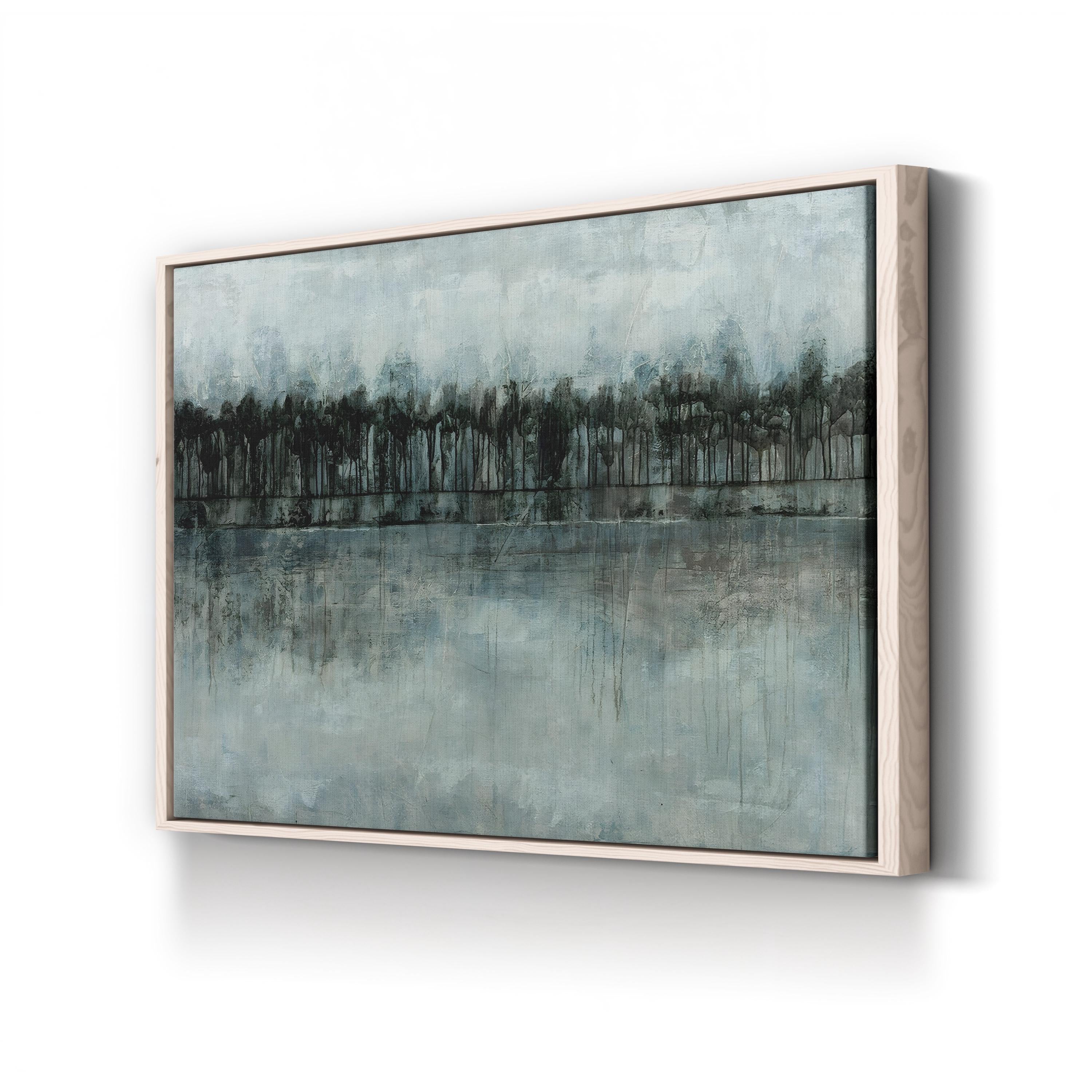 Abstract Slate Forest Landscape Wall Art by Joshua Schicker