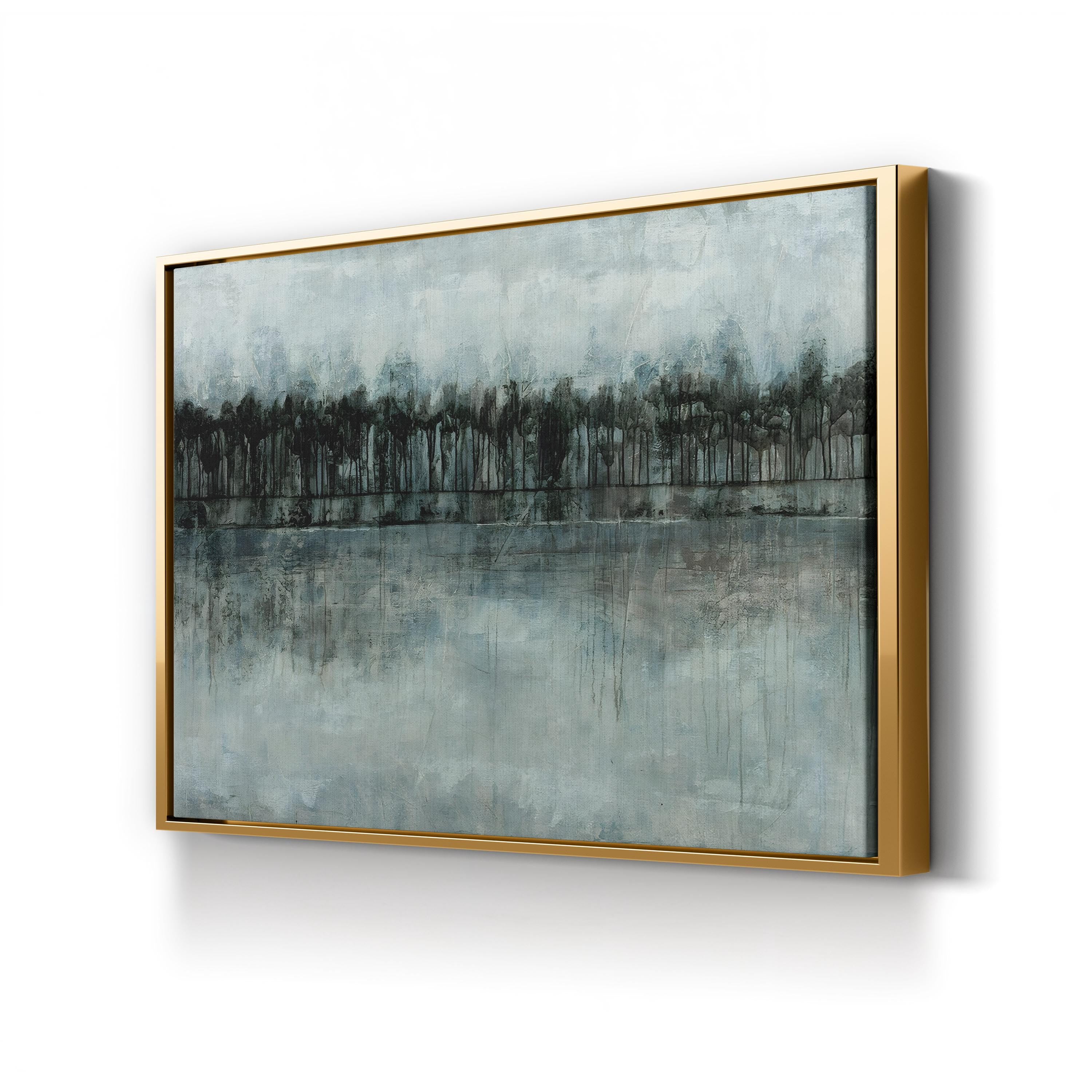 Abstract Slate Forest Landscape Wall Art by Joshua Schicker