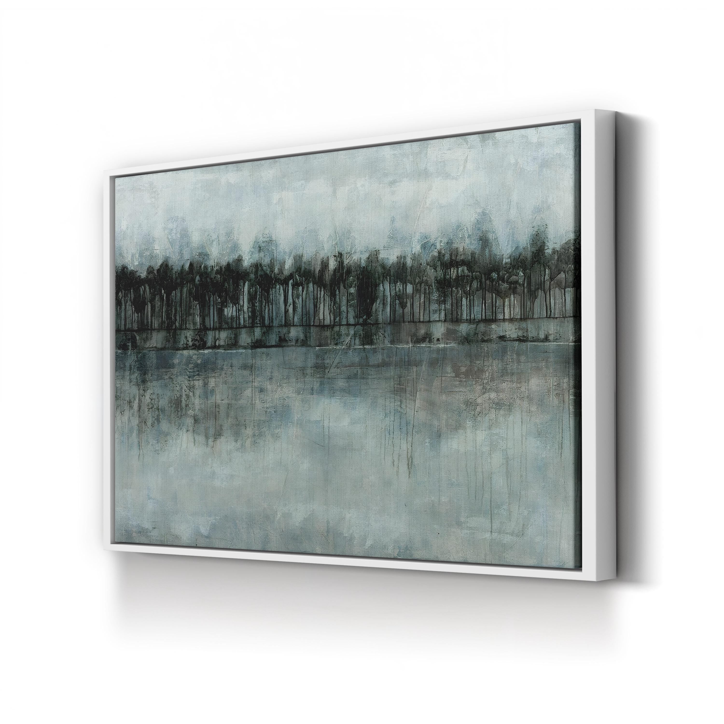 Abstract Slate Forest Landscape Wall Art by Joshua Schicker