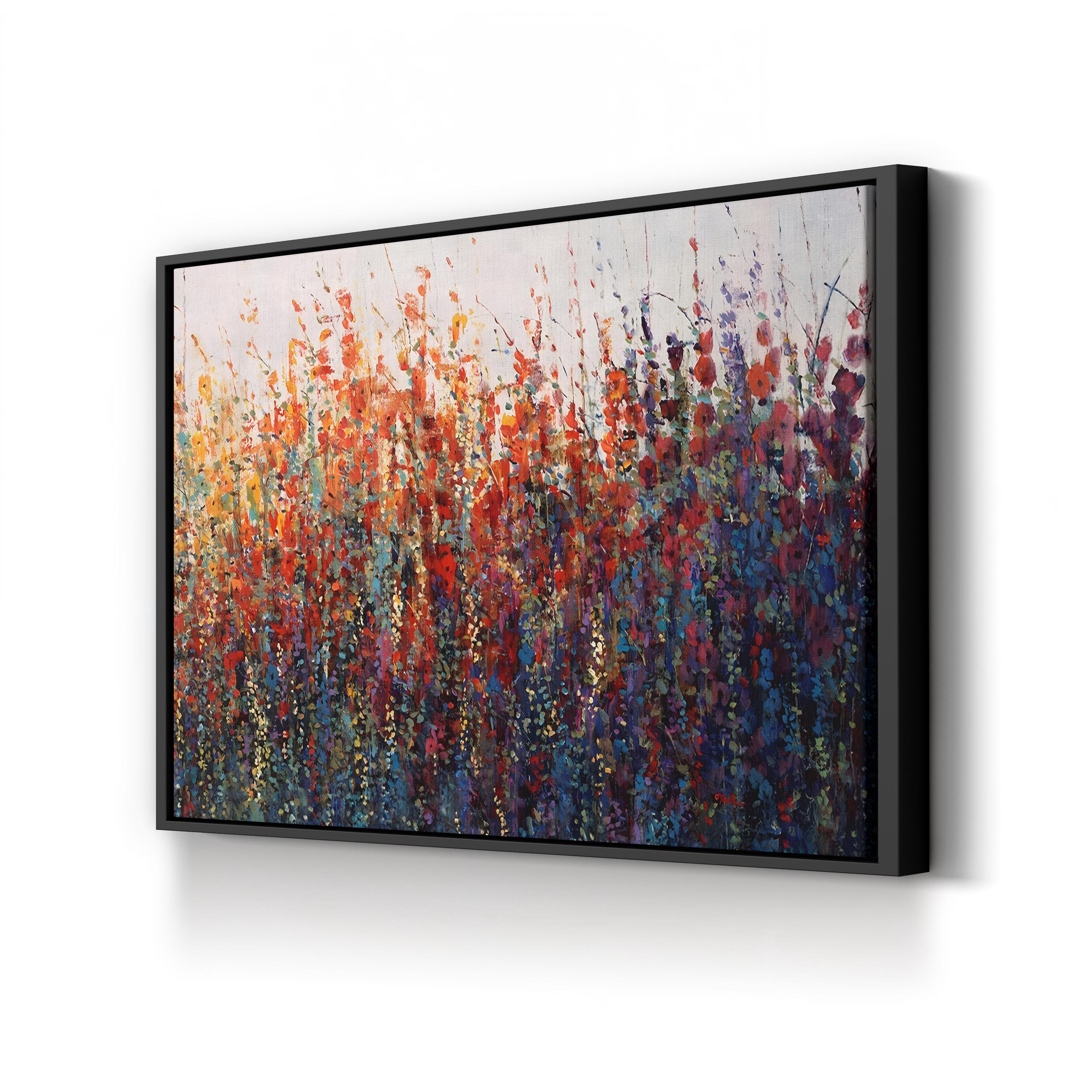 Spring Time Blooms by Tim O’Toole canvas print in Black frame style
