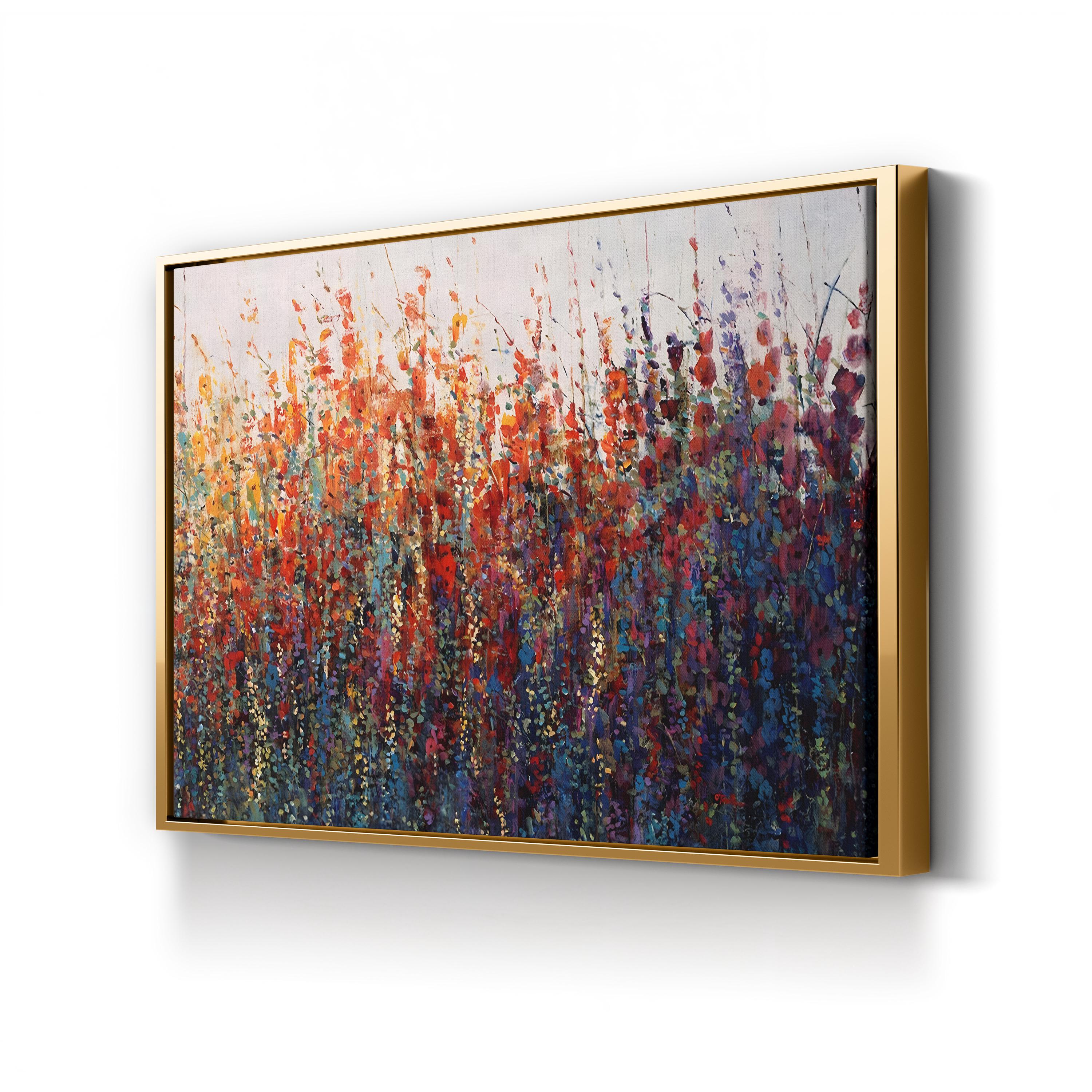 Spring Time Blooms by Tim O’Toole canvas print in Gold frame style