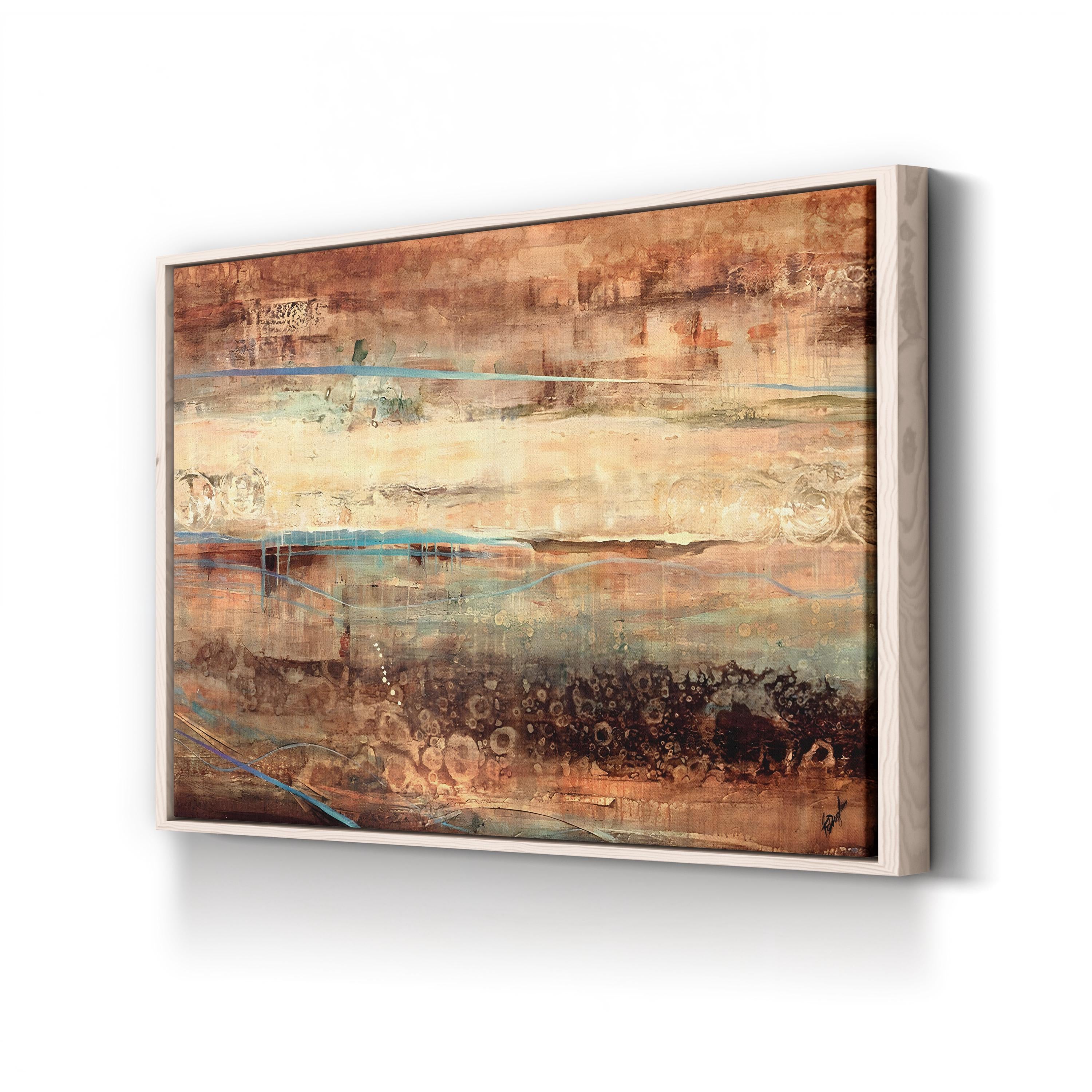 Subterranean Blues Wall Art by Farrell Douglass | Contemporary Abstract Landscape Canvas