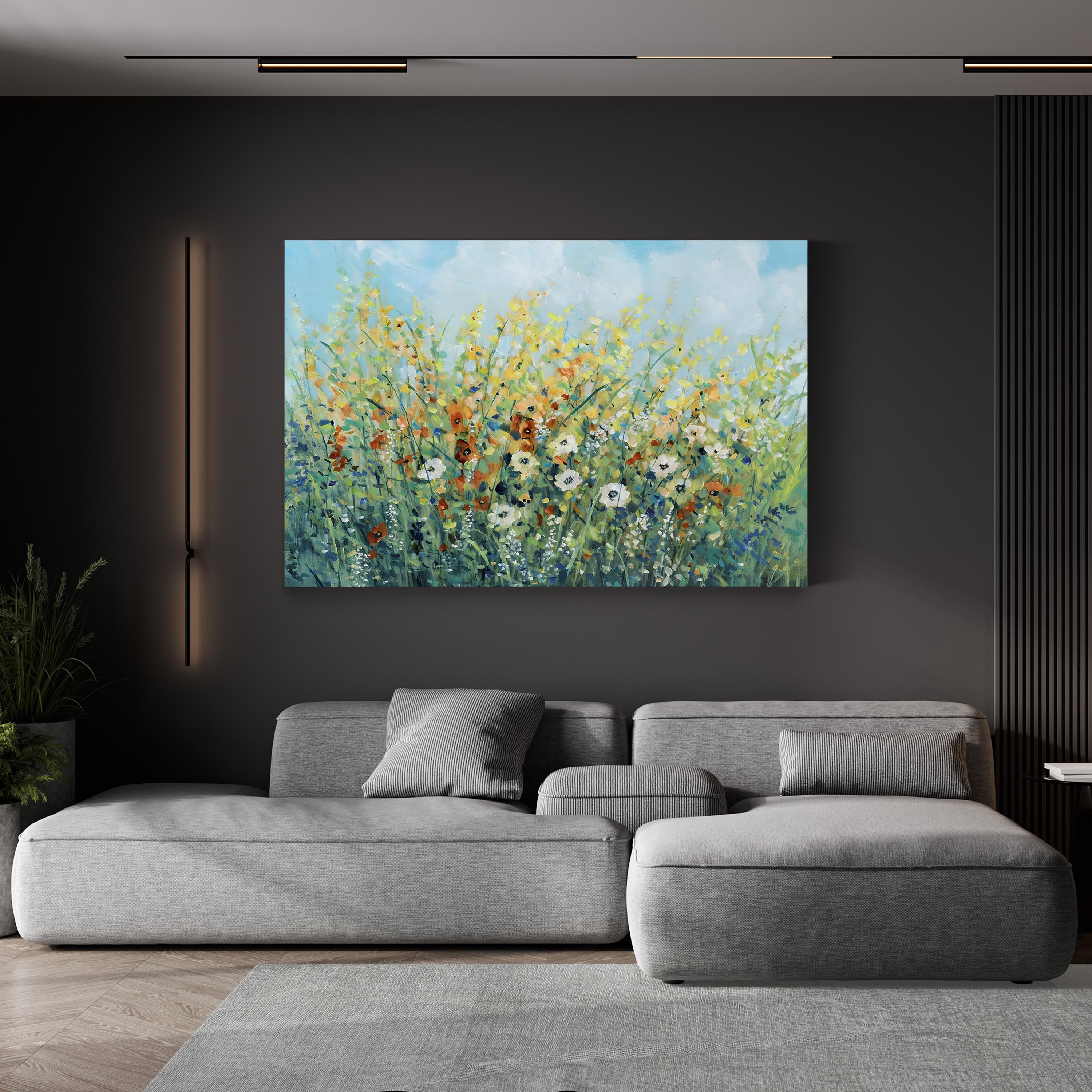 Summer Flowering I Wall Art by Tim O’Toole – Contemporary Floral Canvas Print
