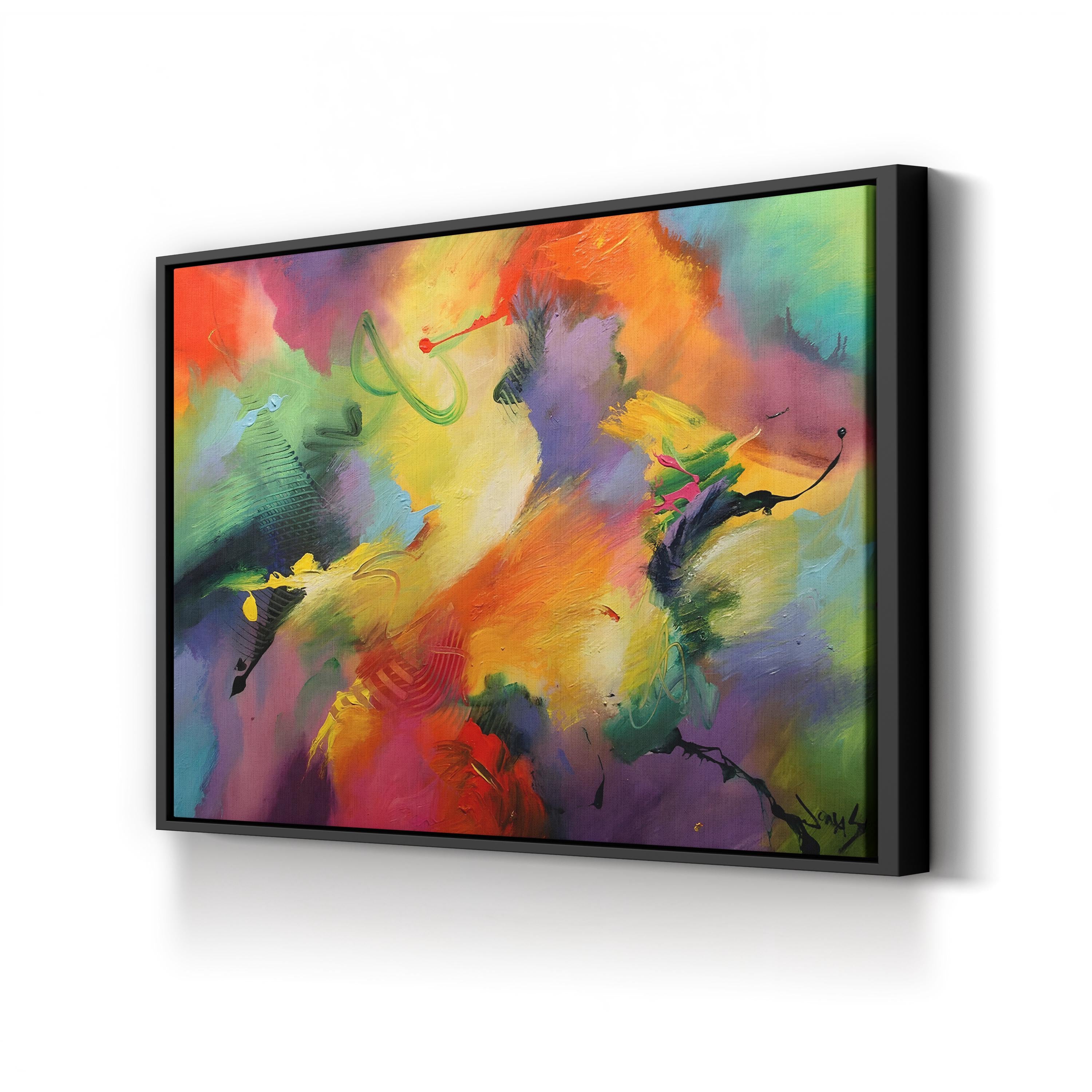 Summer Love Wall Art by Jonas Gerard – Abstract Floral Canvas Print