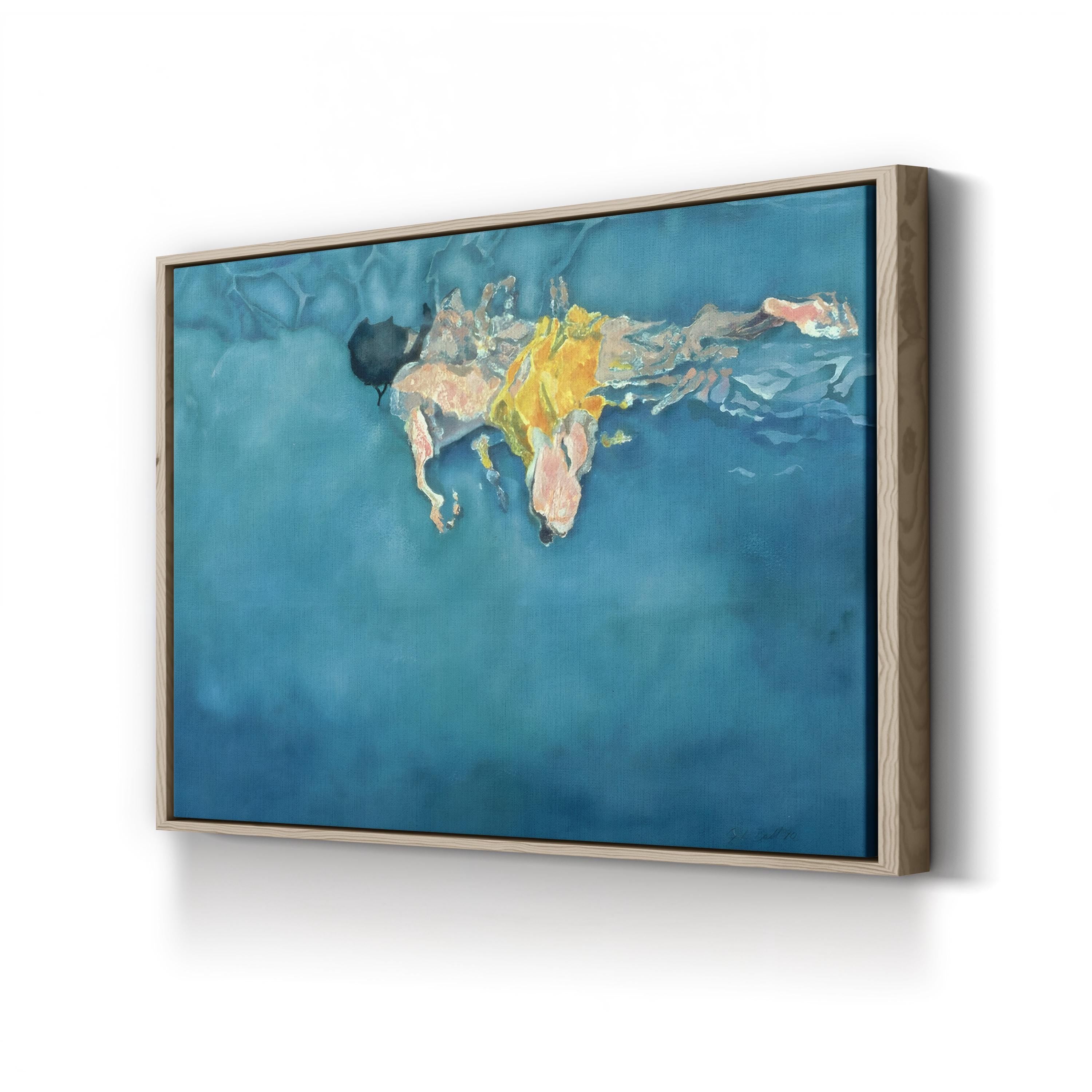 Swimmer in Yellow, 1990 Wall Art by Gareth Ball