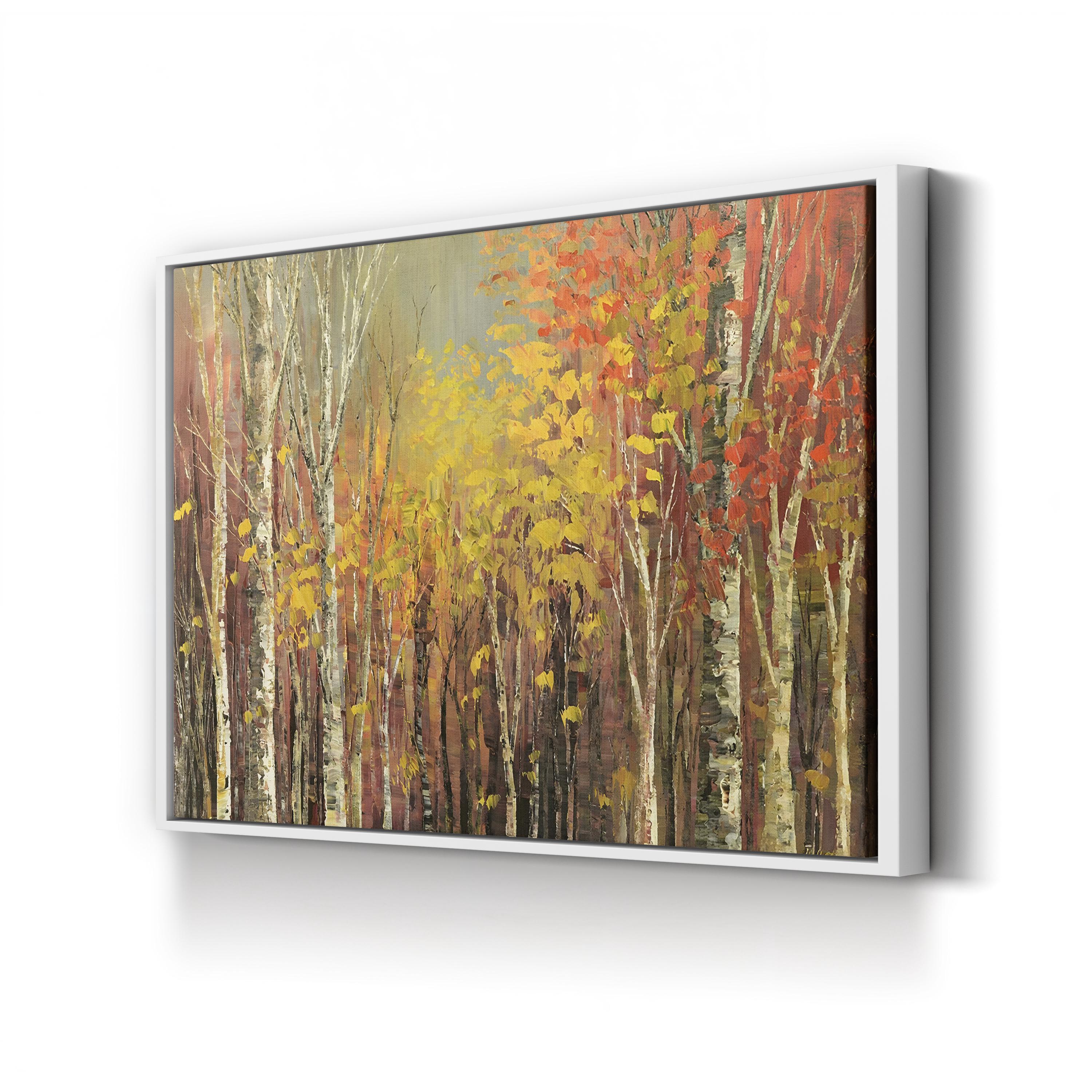 Tangled Colors Wall Art by Tatiana Iliina – Contemporary Abstract Forest Canvas Print