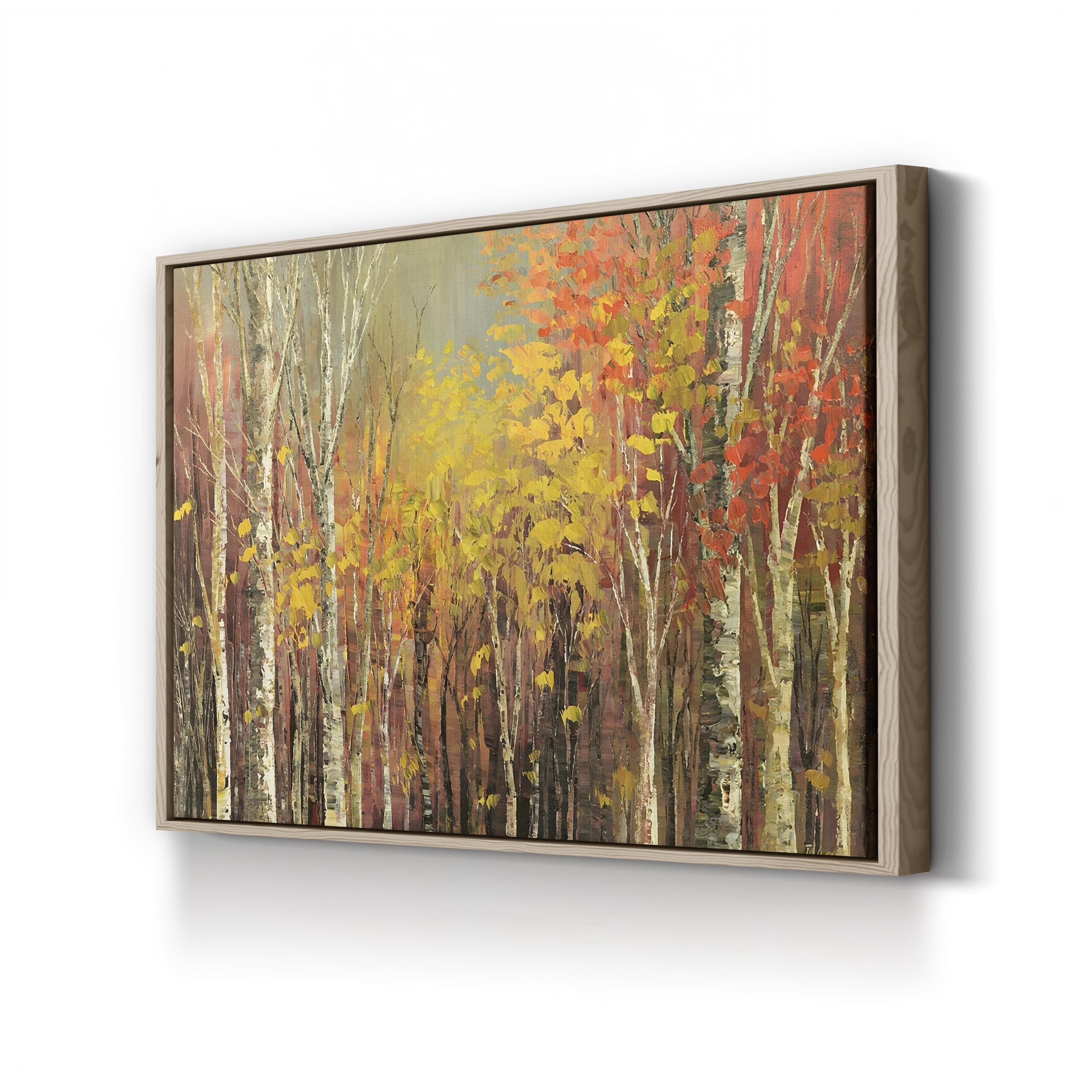 Tangled Colors Wall Art by Tatiana Iliina – Contemporary Abstract Forest Canvas Print