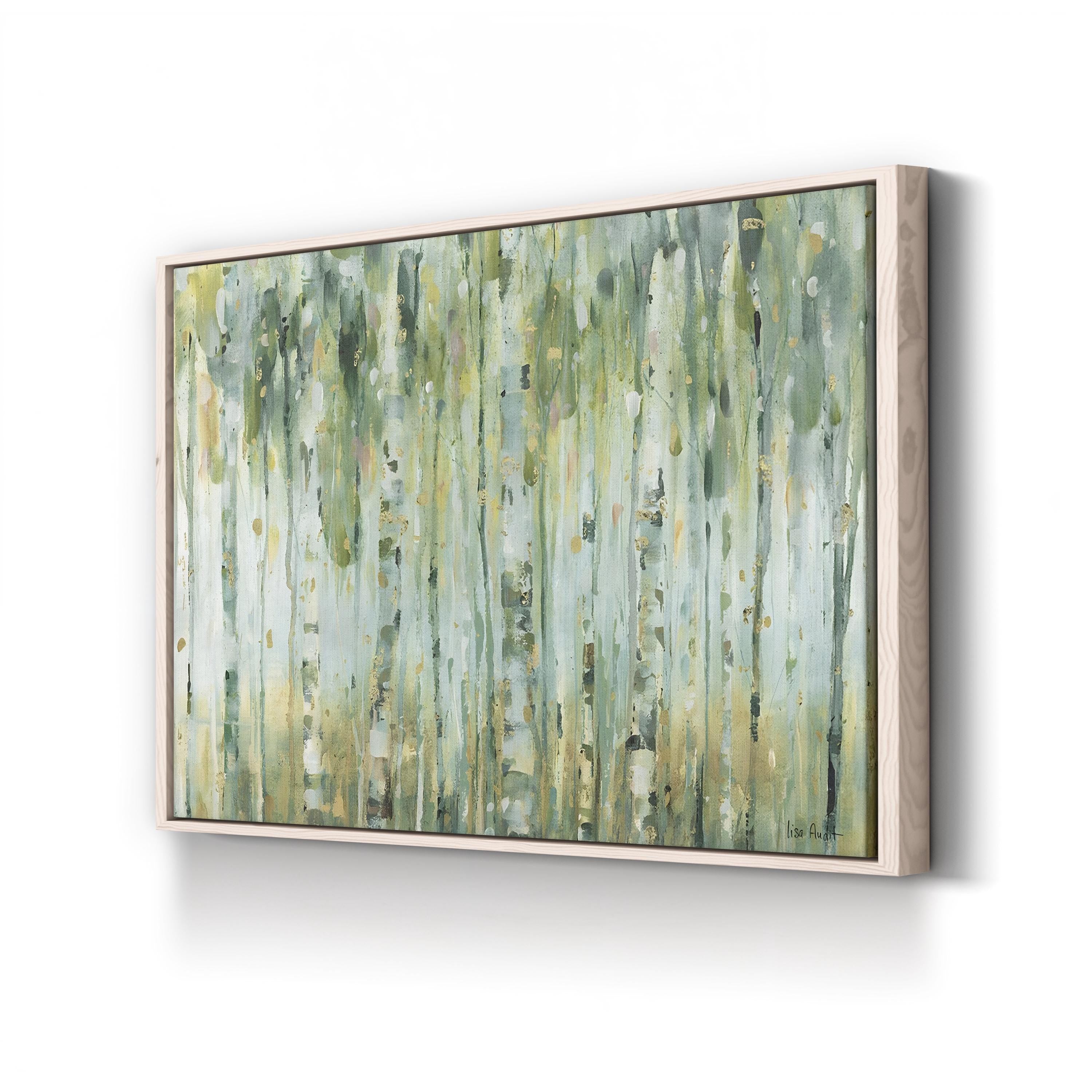 The Forest I Wall Art – Contemporary Abstract Forest Canvas by Lisa Audit