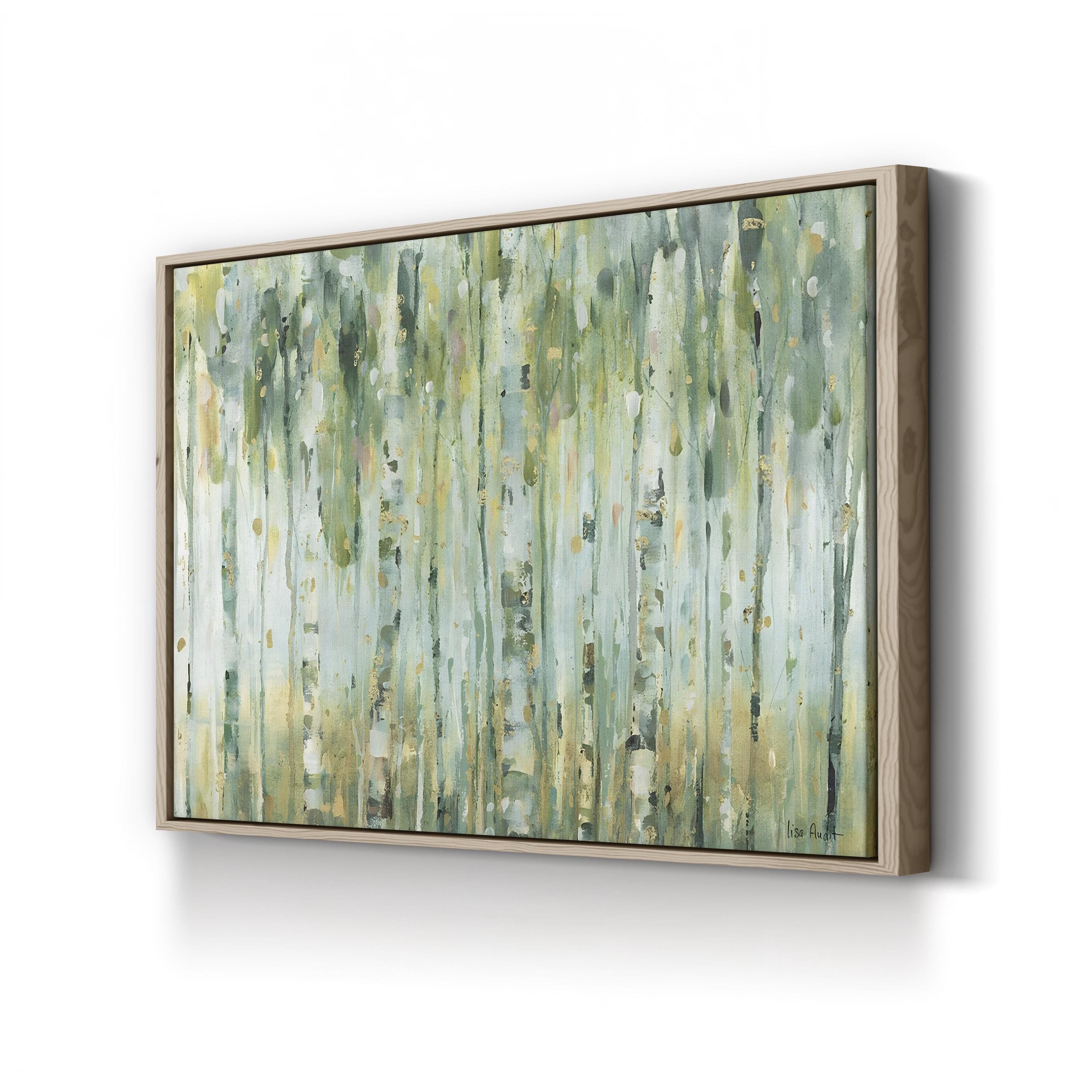 The Forest I Wall Art – Contemporary Abstract Forest Canvas by Lisa Audit
