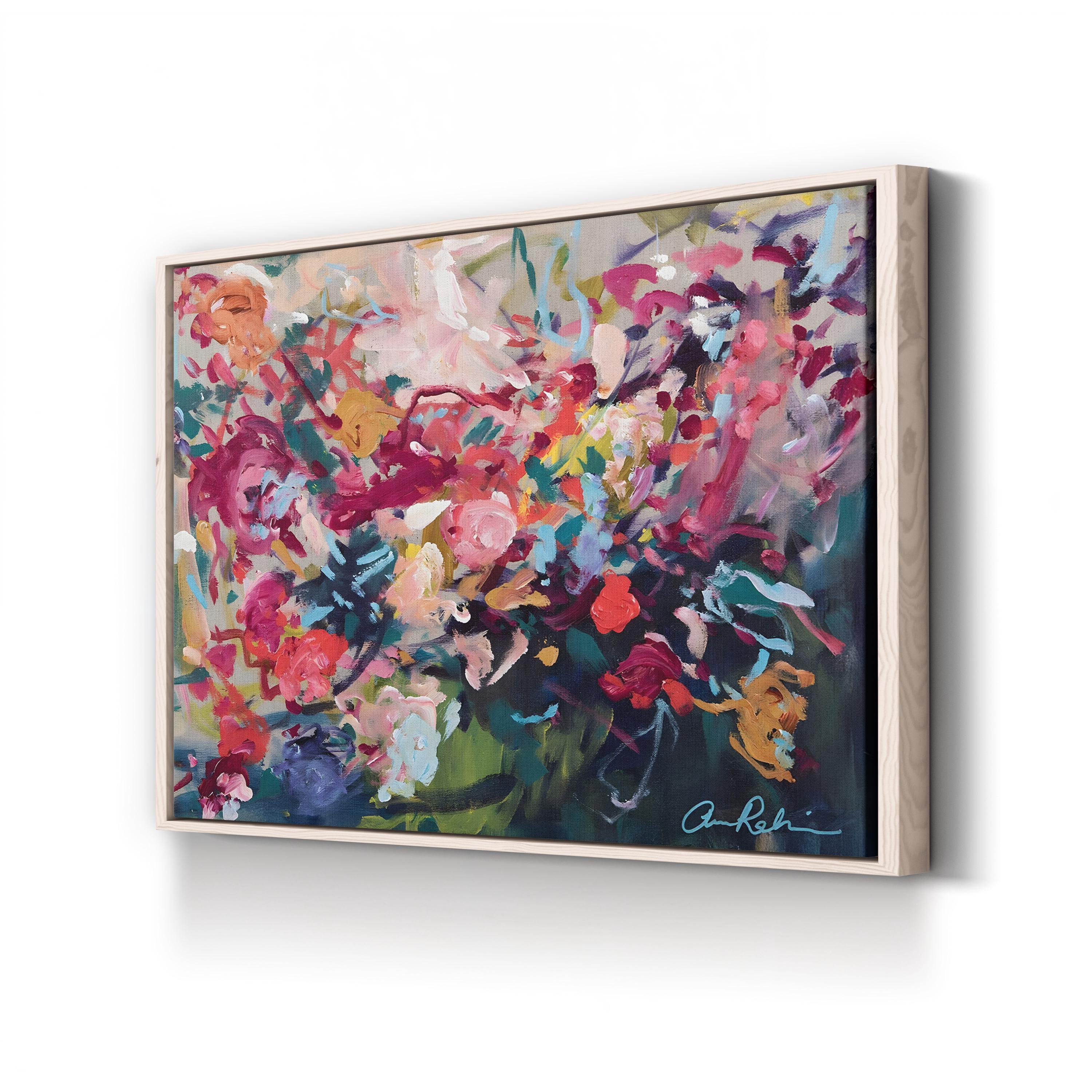The Wedding Planner Wall Art by Amira Rahim – Contemporary Abstract Floral Canvas Print