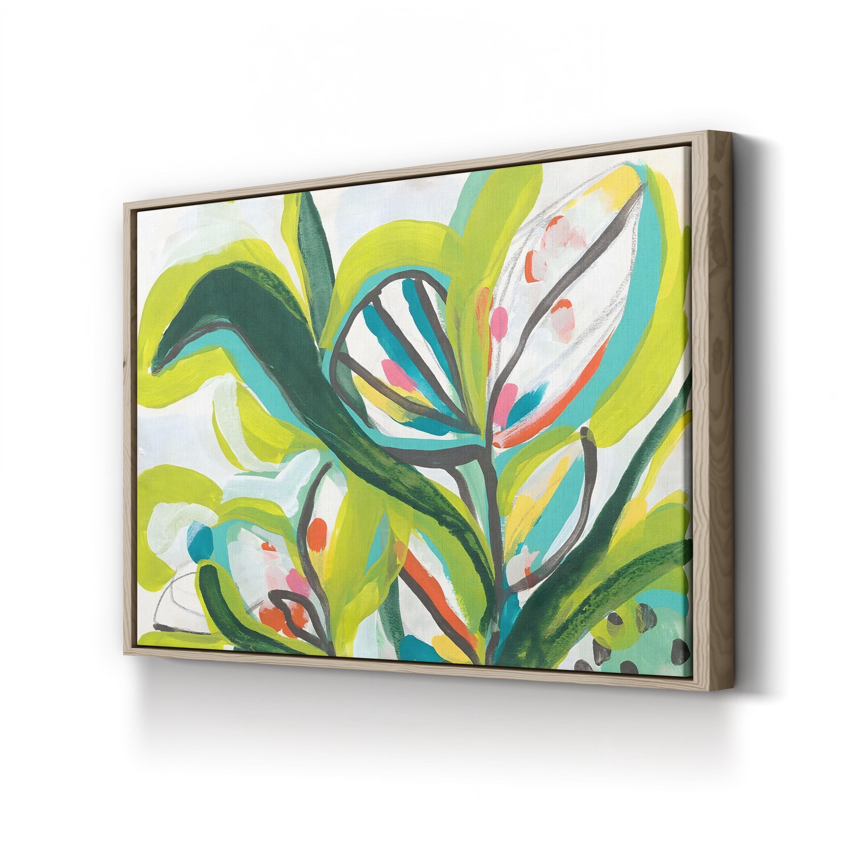 Tropical Tones II Wall Art by June Erica Vess | Contemporary Abstract Tropical Canvas Print