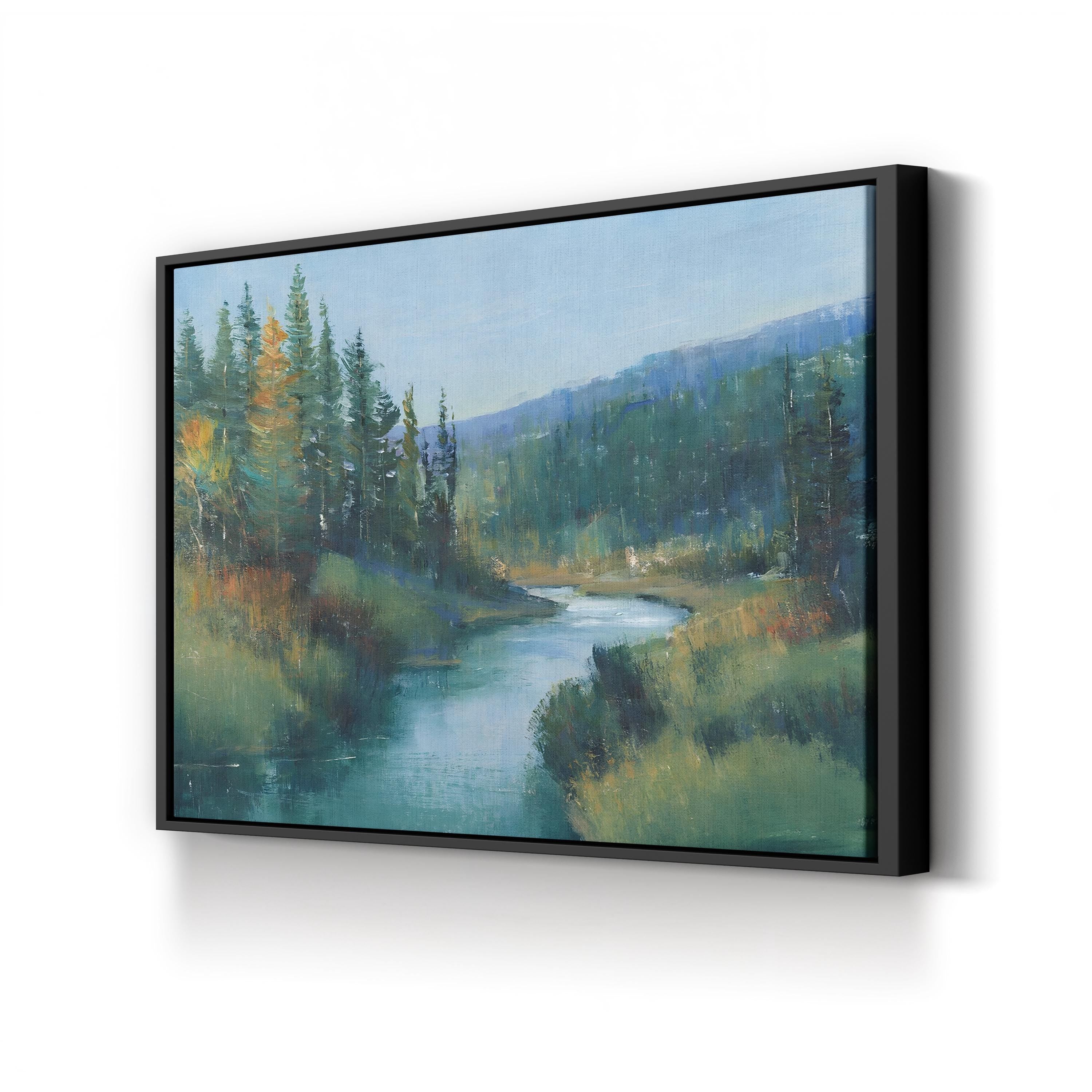 Trout Stream Canvas Art: Serene River Landscape by Tim O’Toole