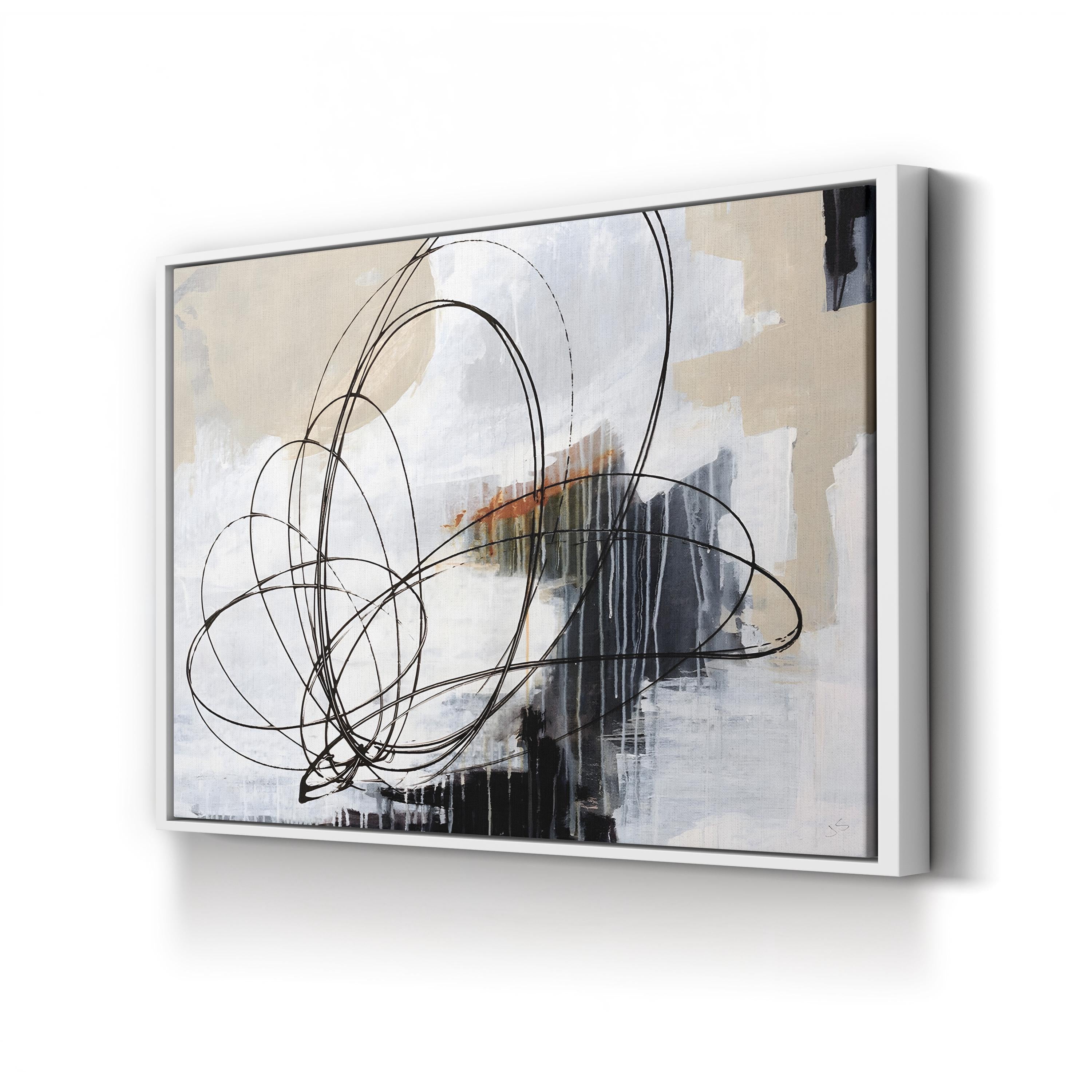 Verse II Wall Art by Joshua Schicker | Contemporary Abstract Line Art Canvas