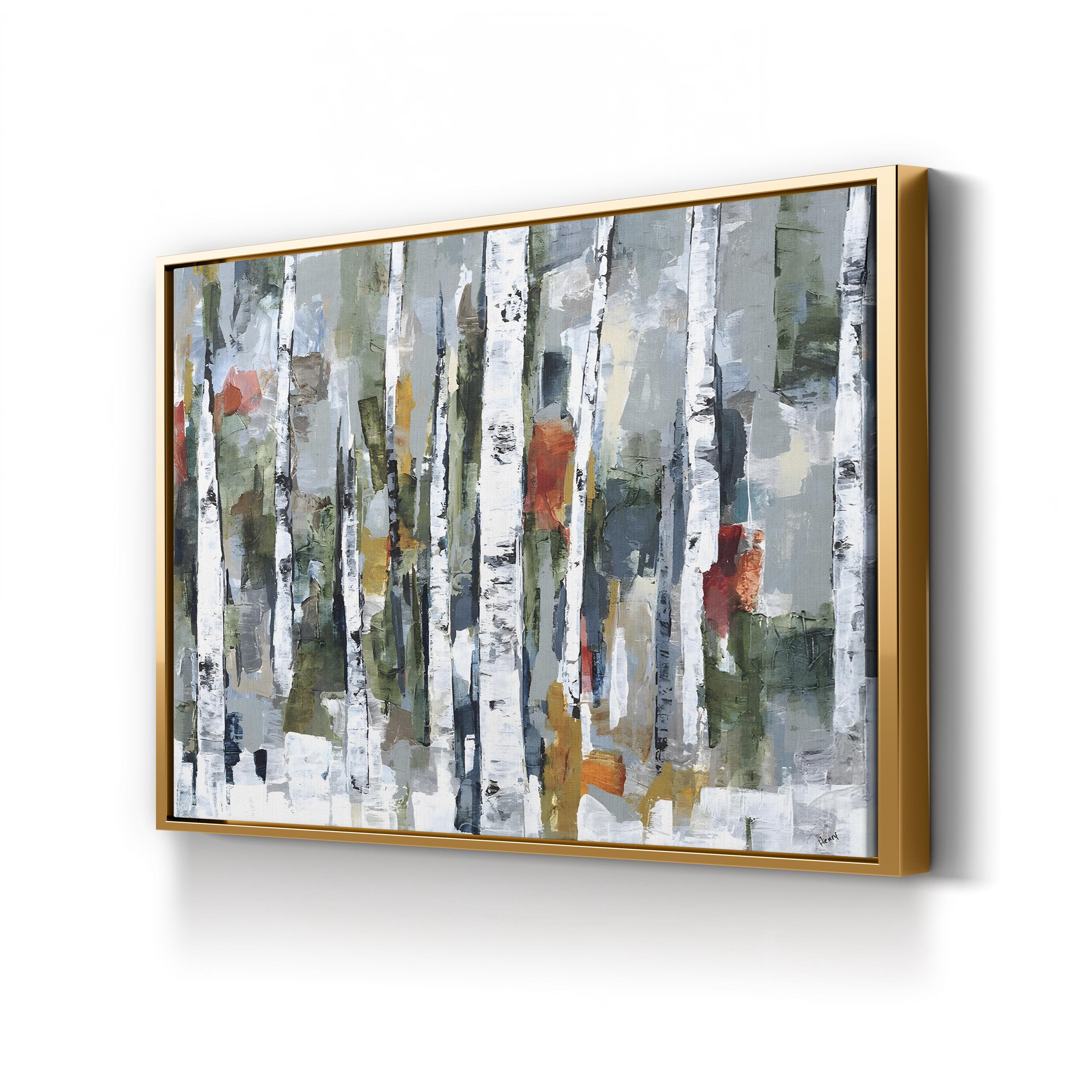 Vibrant Nature Wall Art by Alexys Henry | Contemporary Abstract Forest Canvas Print