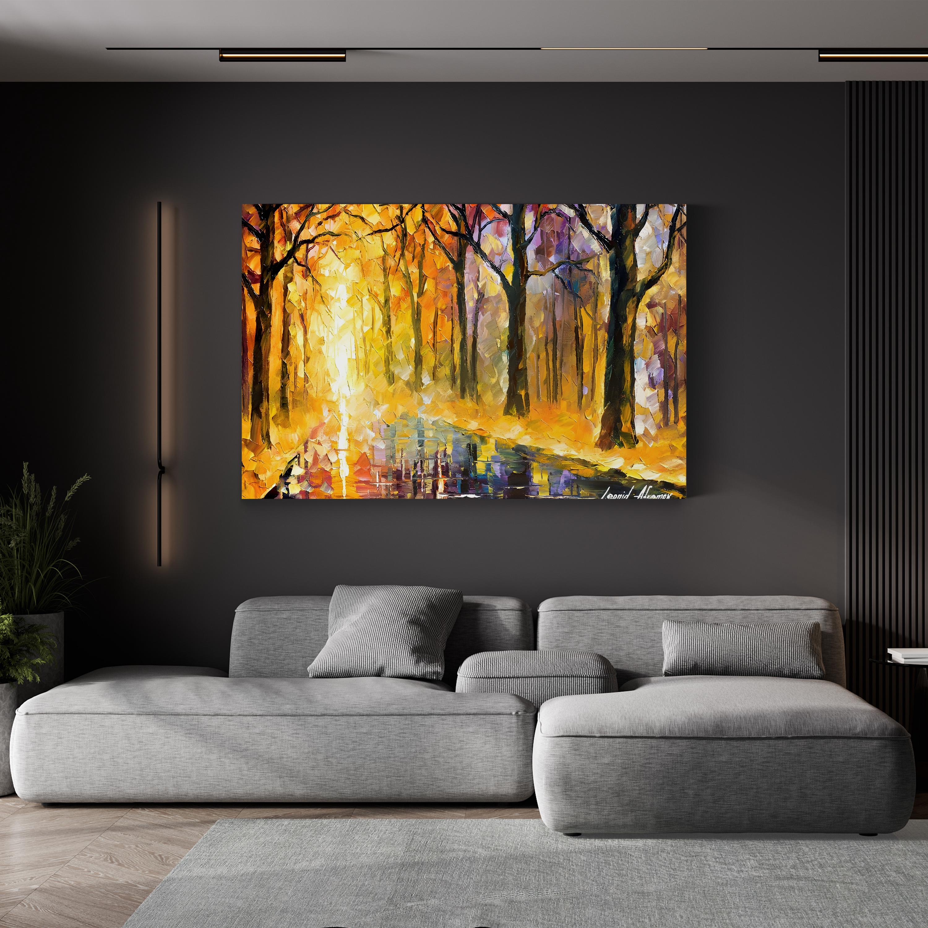 Vibrations That Never End Wall Art by Leonid Afremov