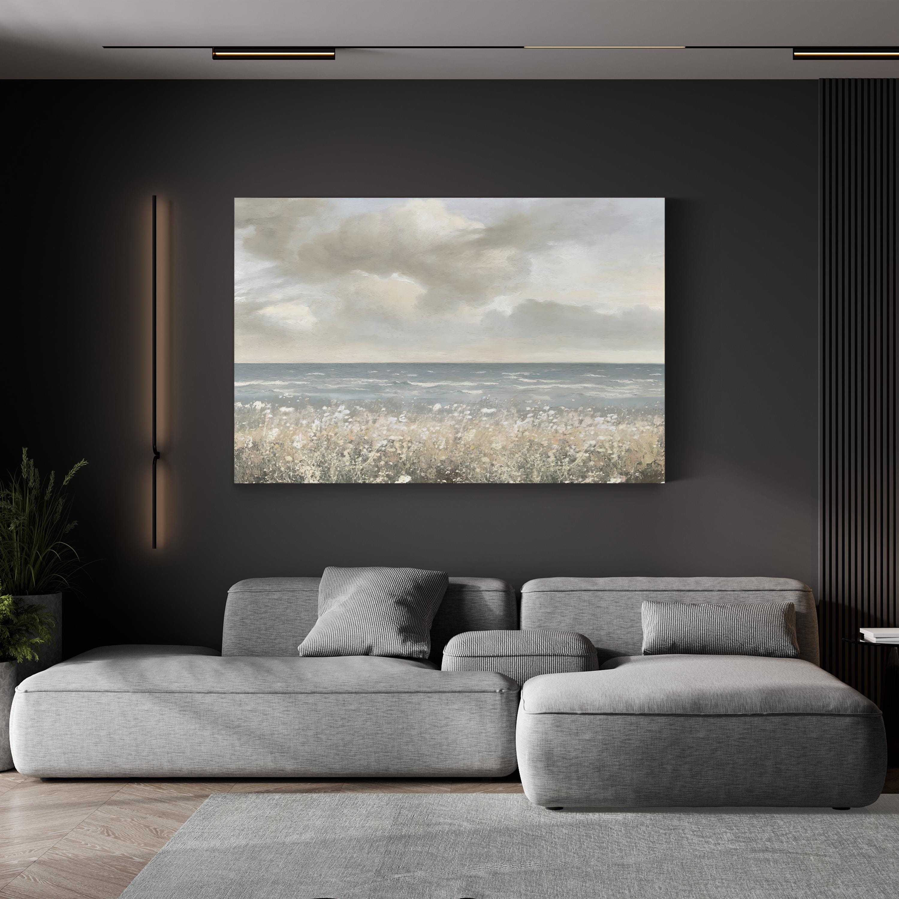Vintage Coastal Wildflowers by Jesse Carter canvas print, Gallery Canvas 1.50"