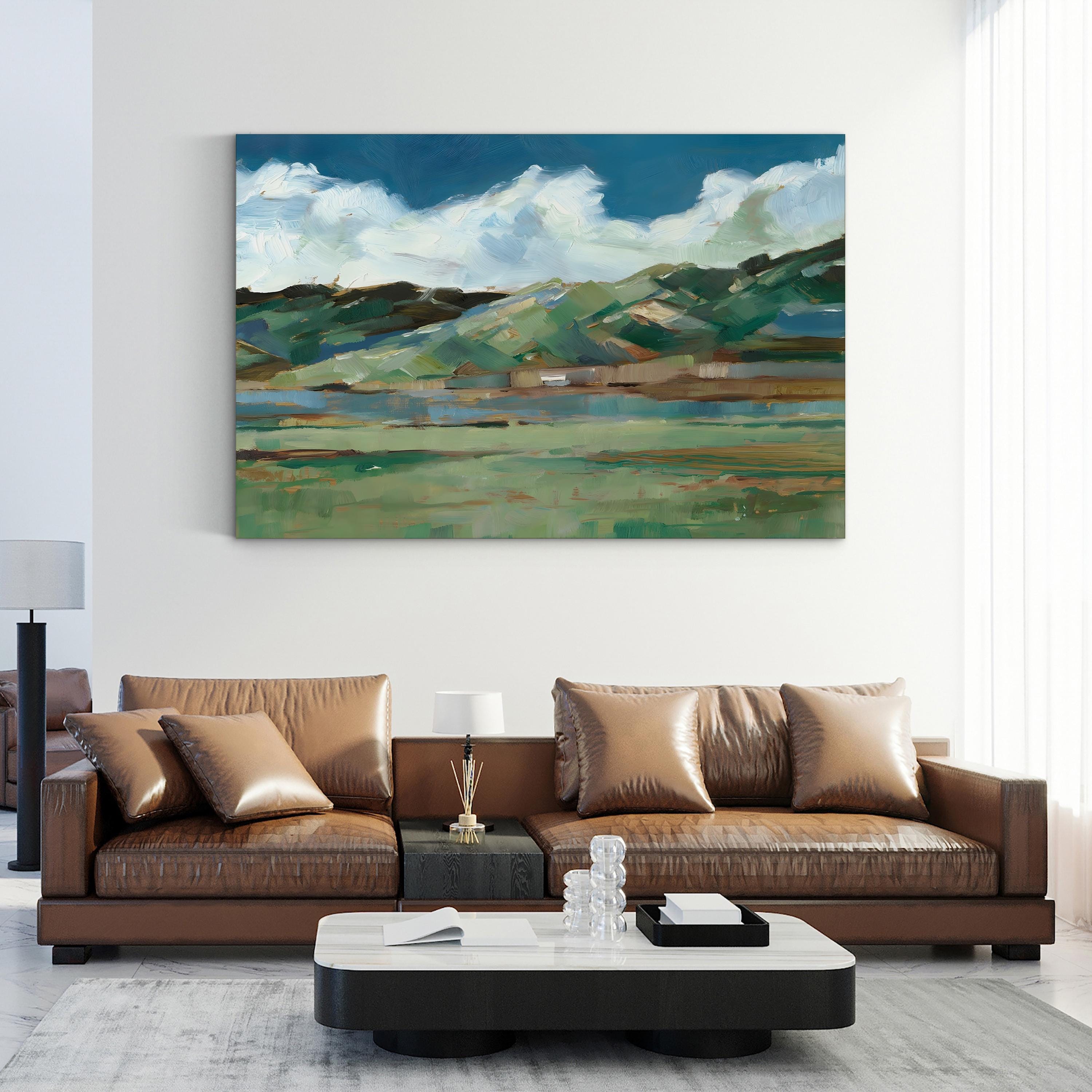 Western Sky I Wall Art by Ethan Harper – Contemporary Western Landscape Canvas