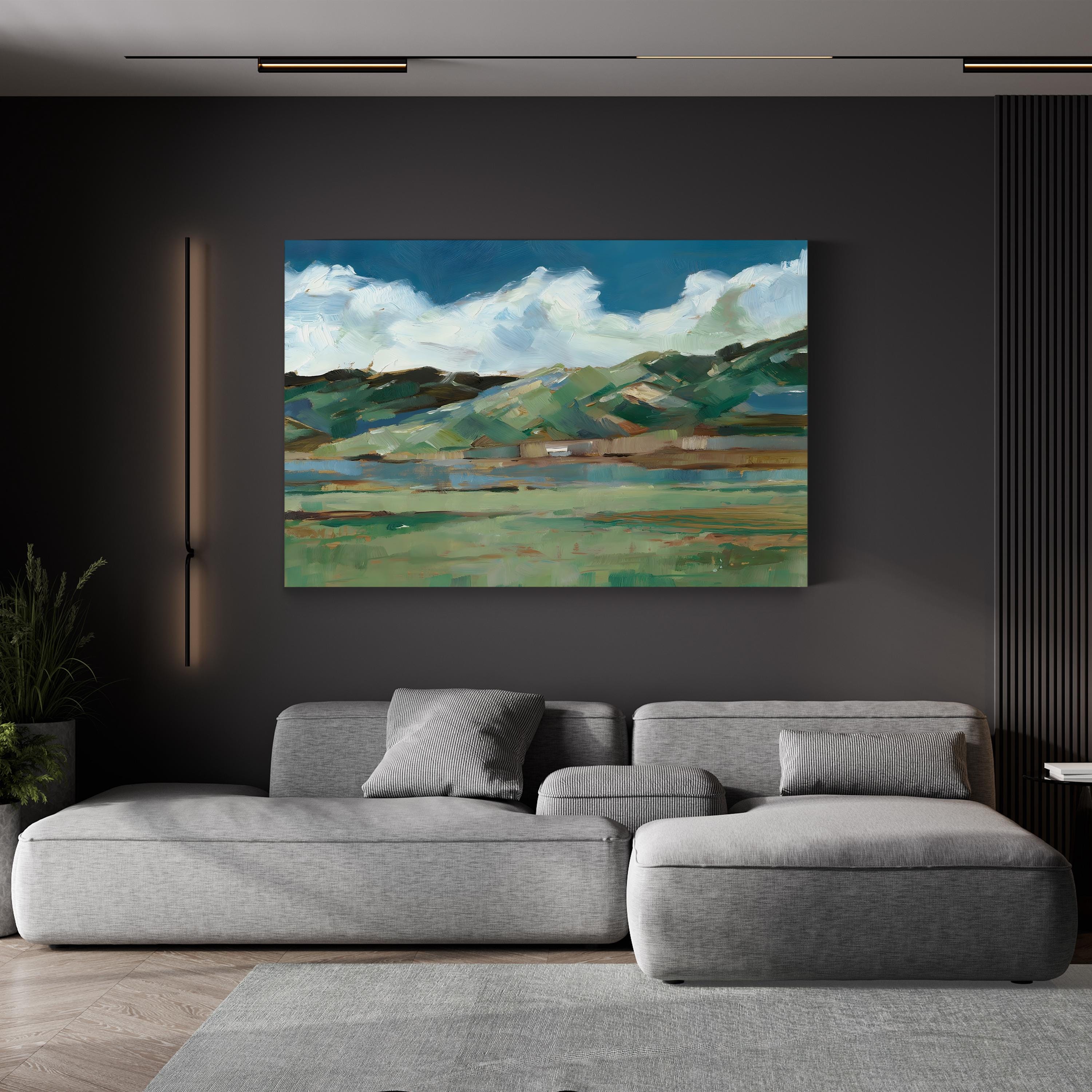 Western Sky I Wall Art by Ethan Harper – Contemporary Western Landscape Canvas