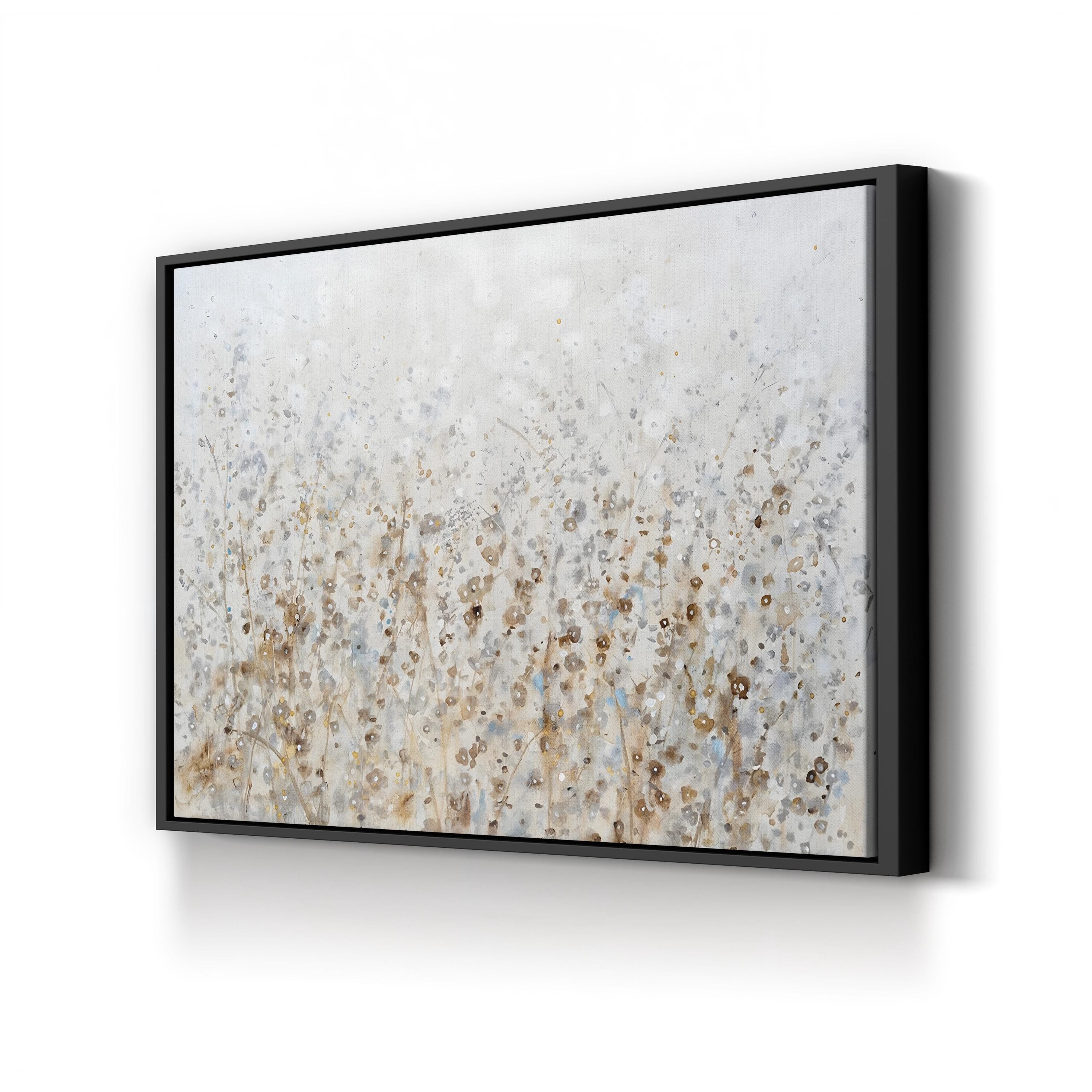 Rustic Wildflower Bloom – Period Illustration Wall Art | Elegant Floral Canvas Print