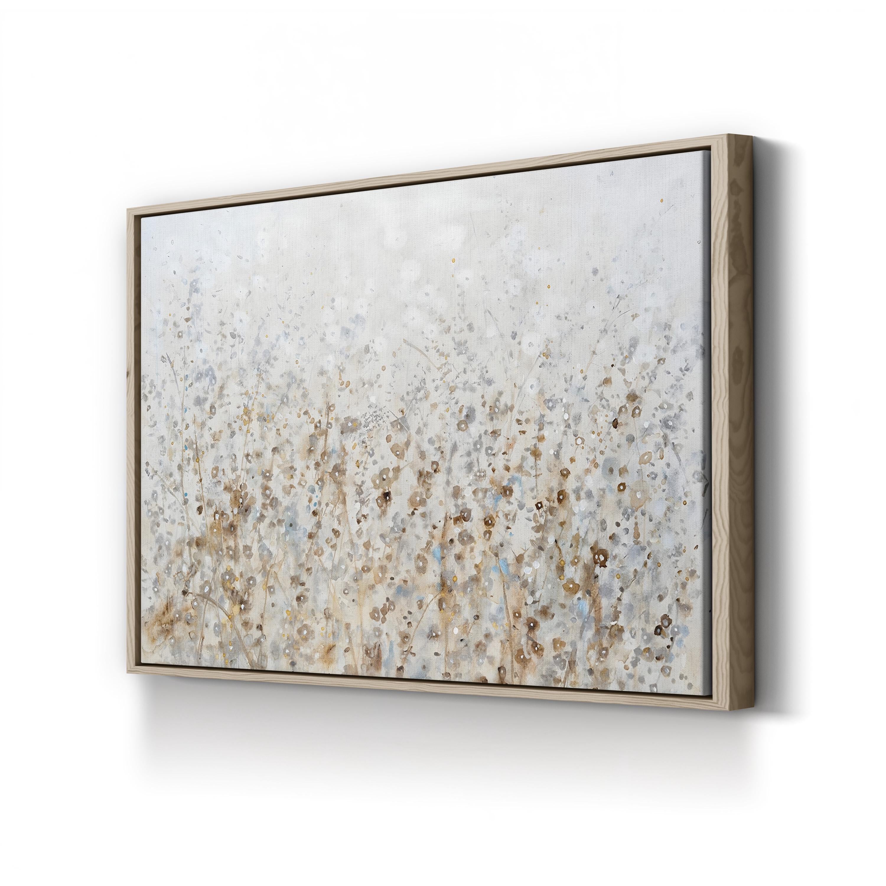 Rustic Wildflower Bloom – Period Illustration Wall Art | Elegant Floral Canvas Print