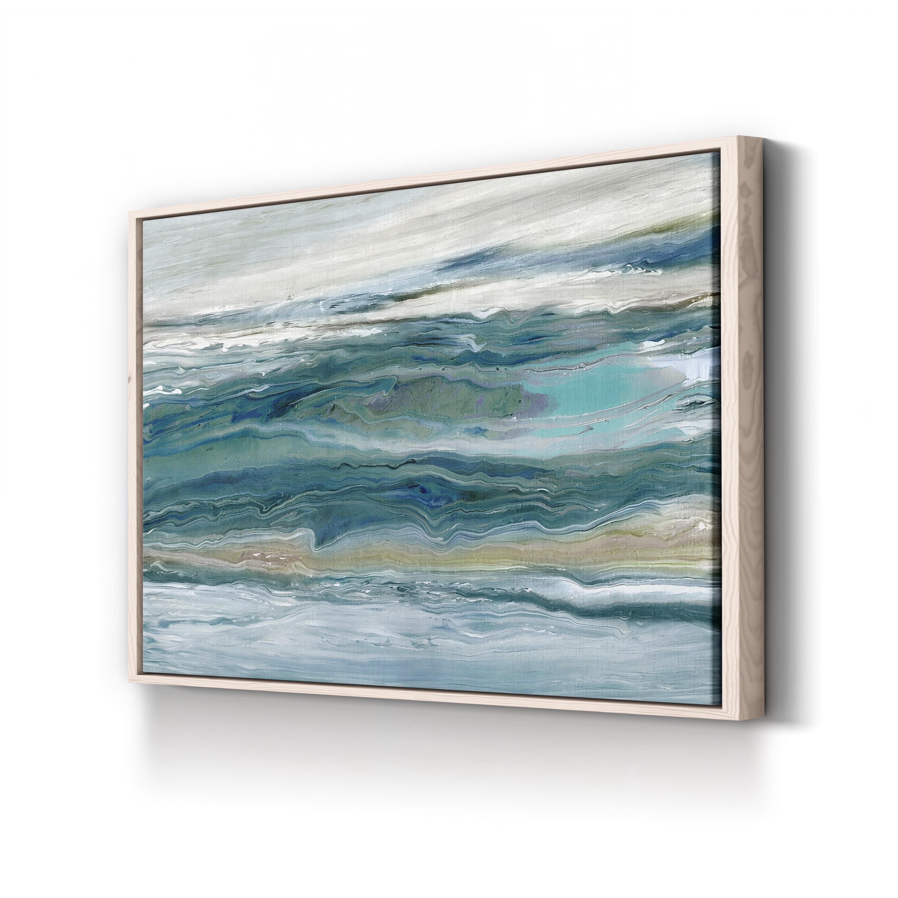 Wind and Water Wall Art by Carol Robinson | Contemporary Abstract Coastal Landscape