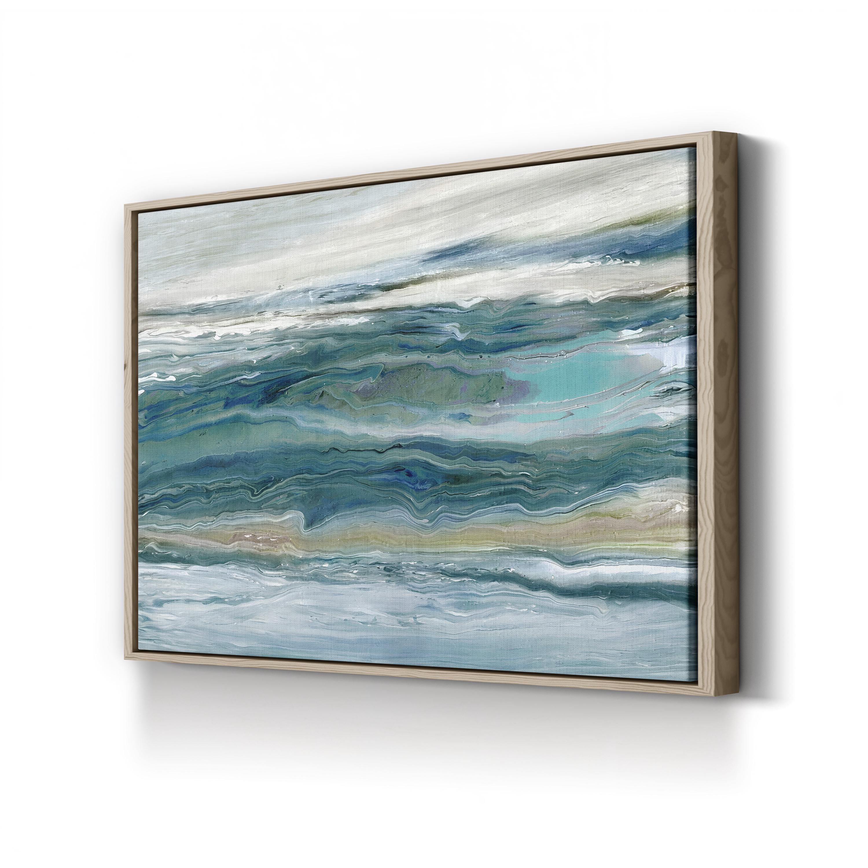 Wind and Water Wall Art by Carol Robinson | Contemporary Abstract Coastal Landscape