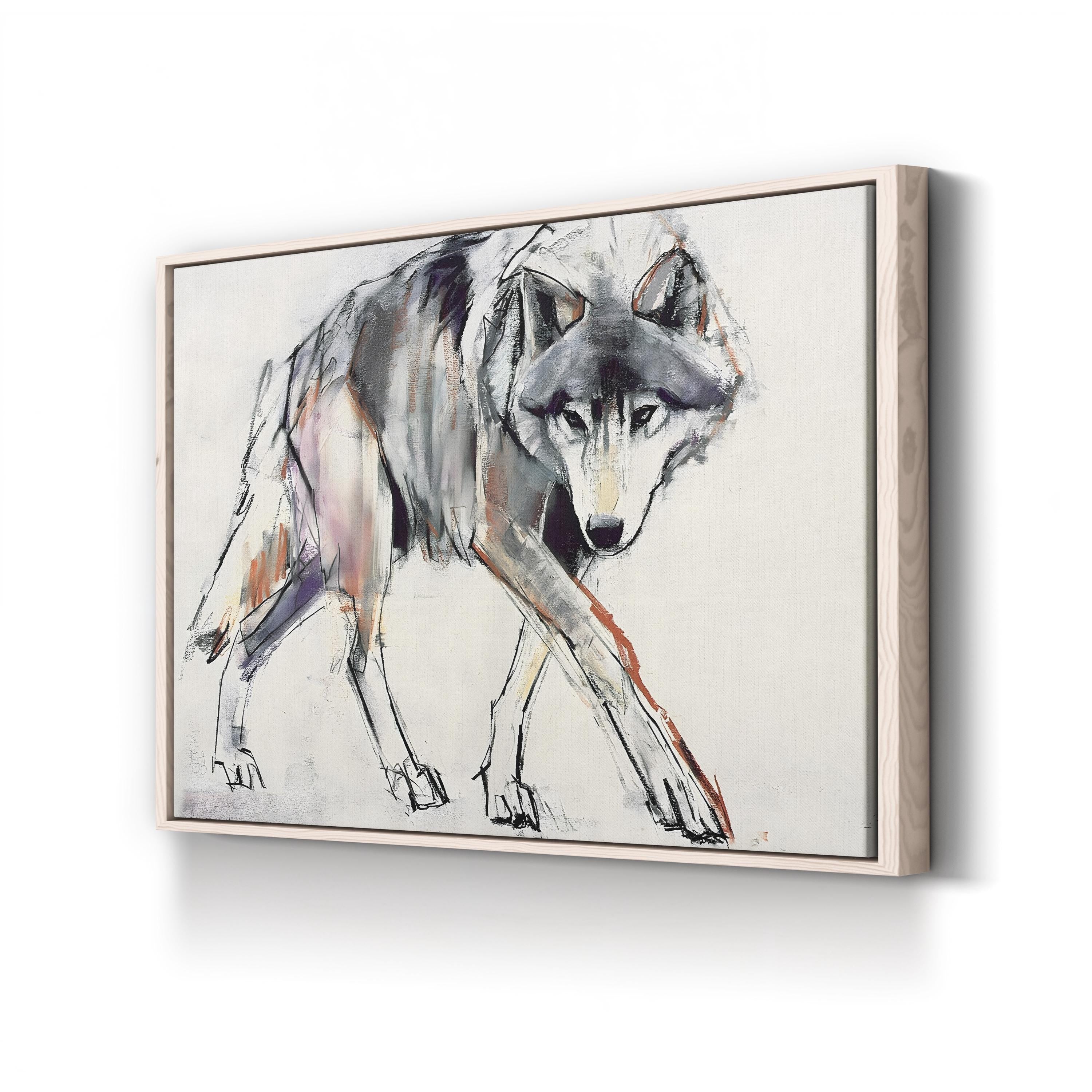 Wolf Wall Art by Mark Adlington