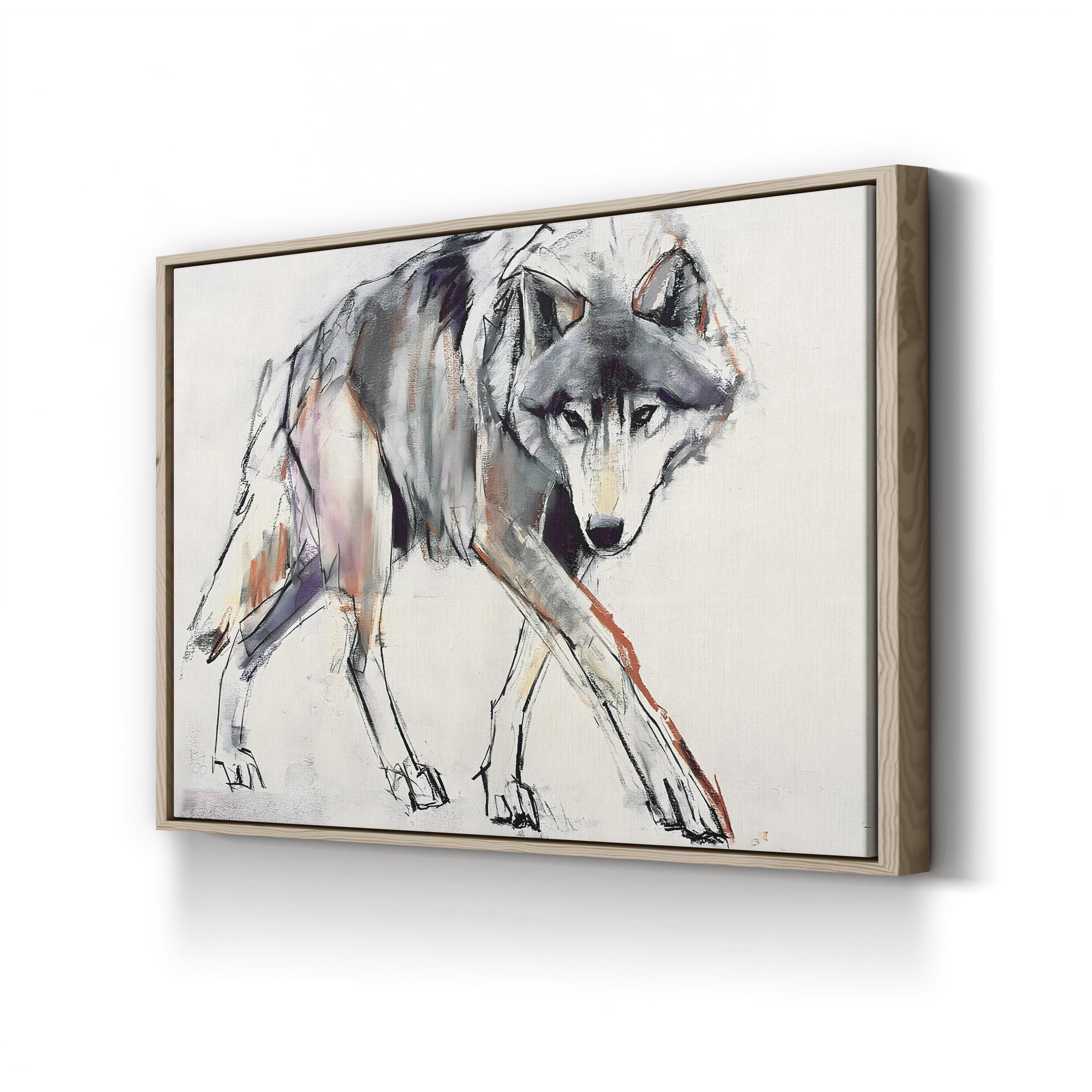 Wolf Wall Art by Mark Adlington