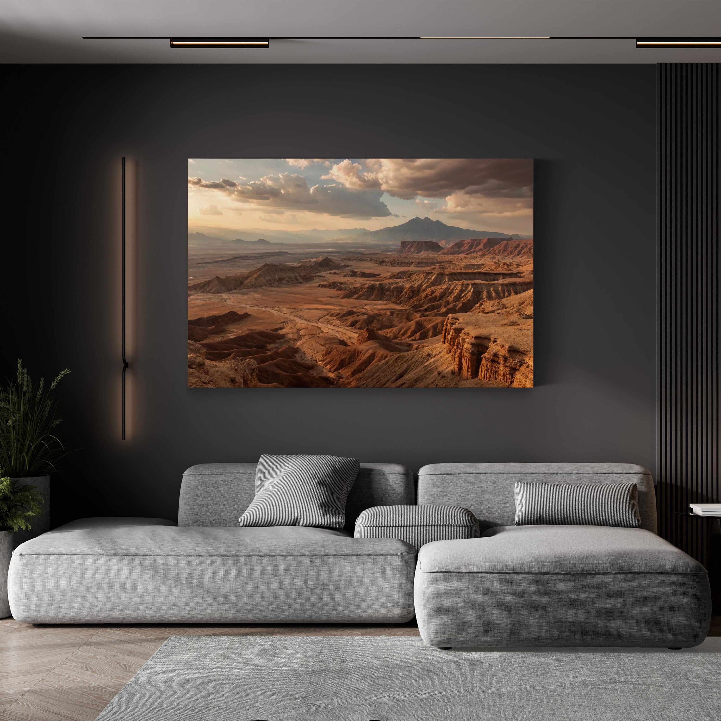 Anza Borrego Desert Landscape – Vintage Photography Wall Art | Scenic Nature Canvas Print