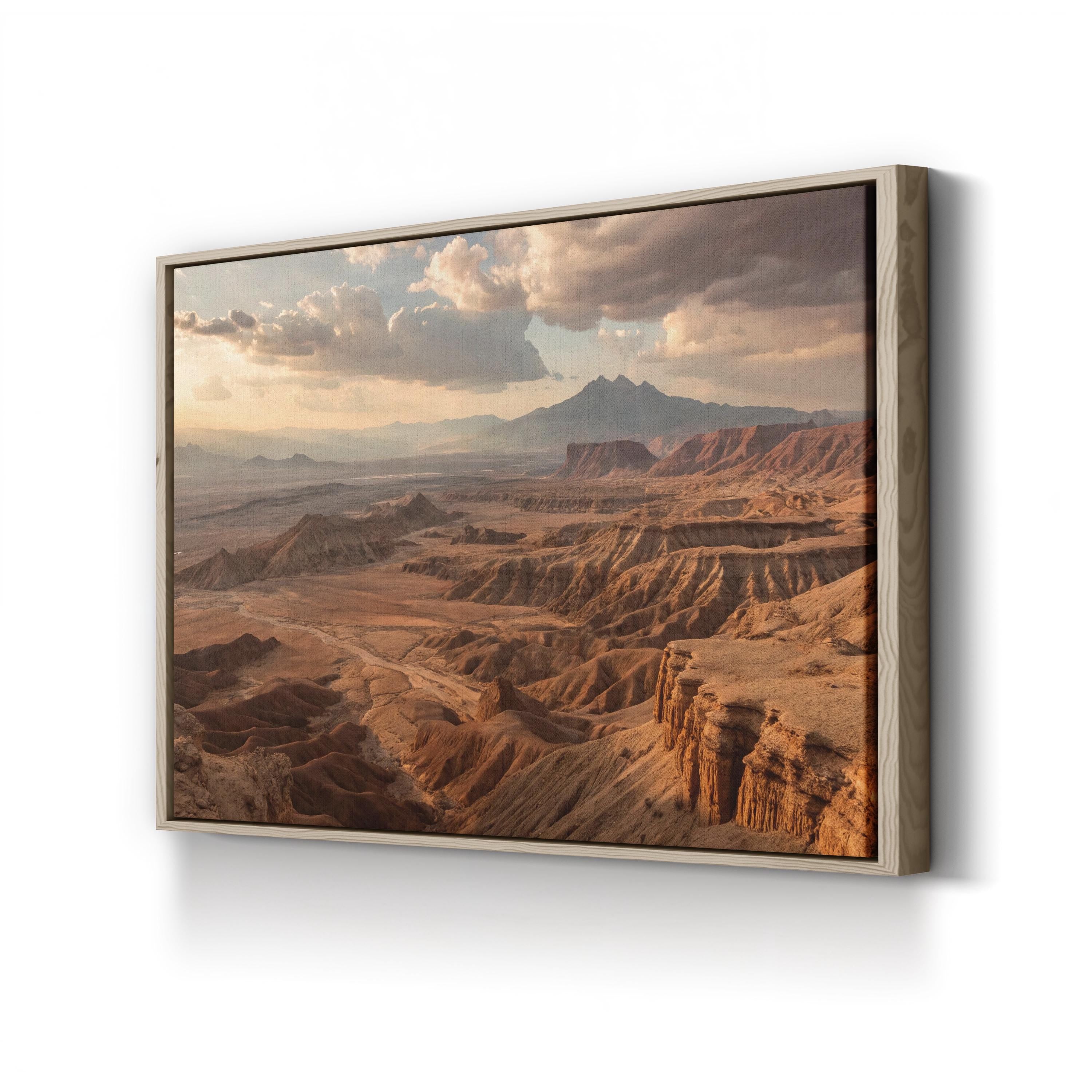 Anza Borrego Desert Landscape – Vintage Photography Wall Art | Scenic Nature Canvas Print