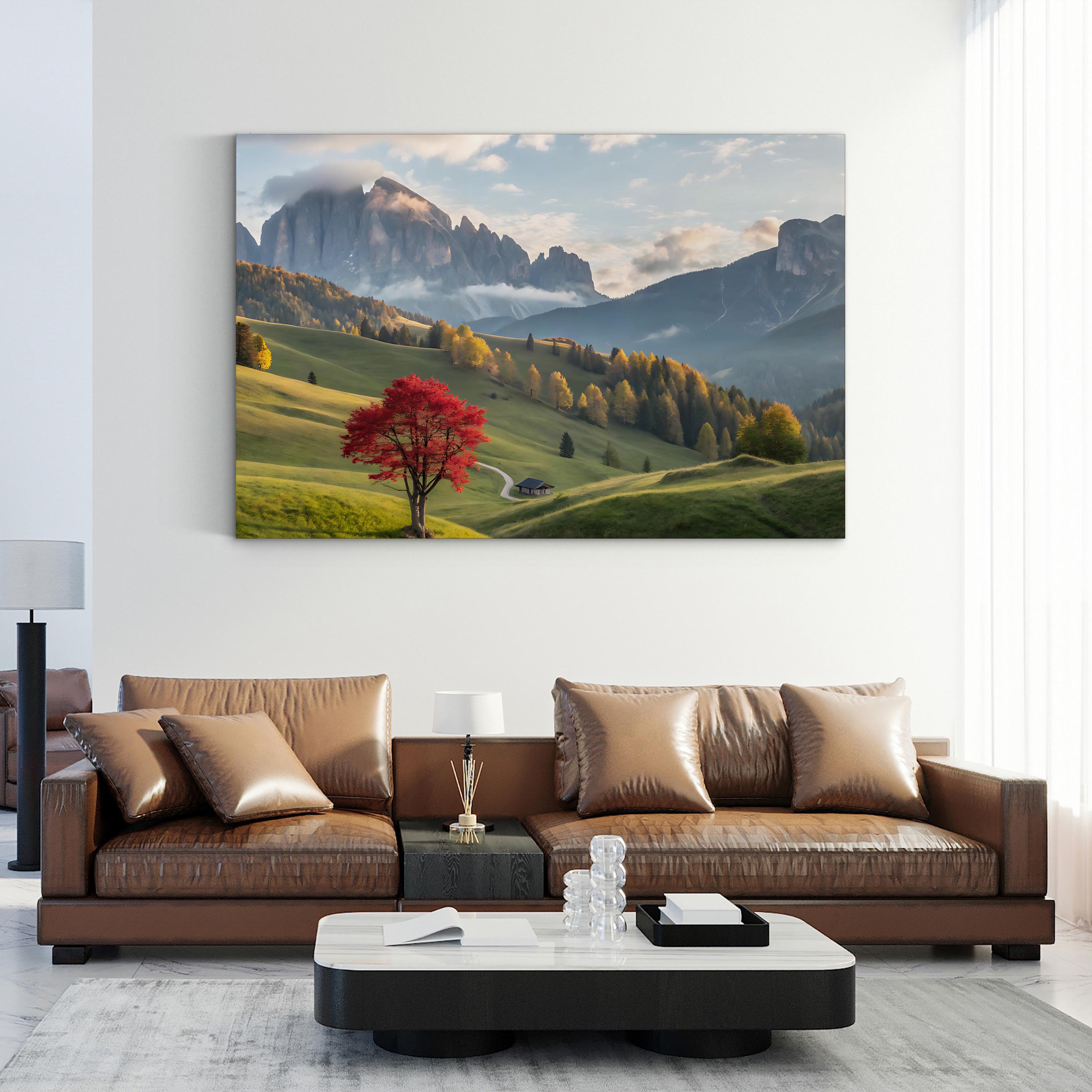 Tatra Mountains Autumn – Vintage Photography Wall Art | Slovakia Landscape Canvas Print