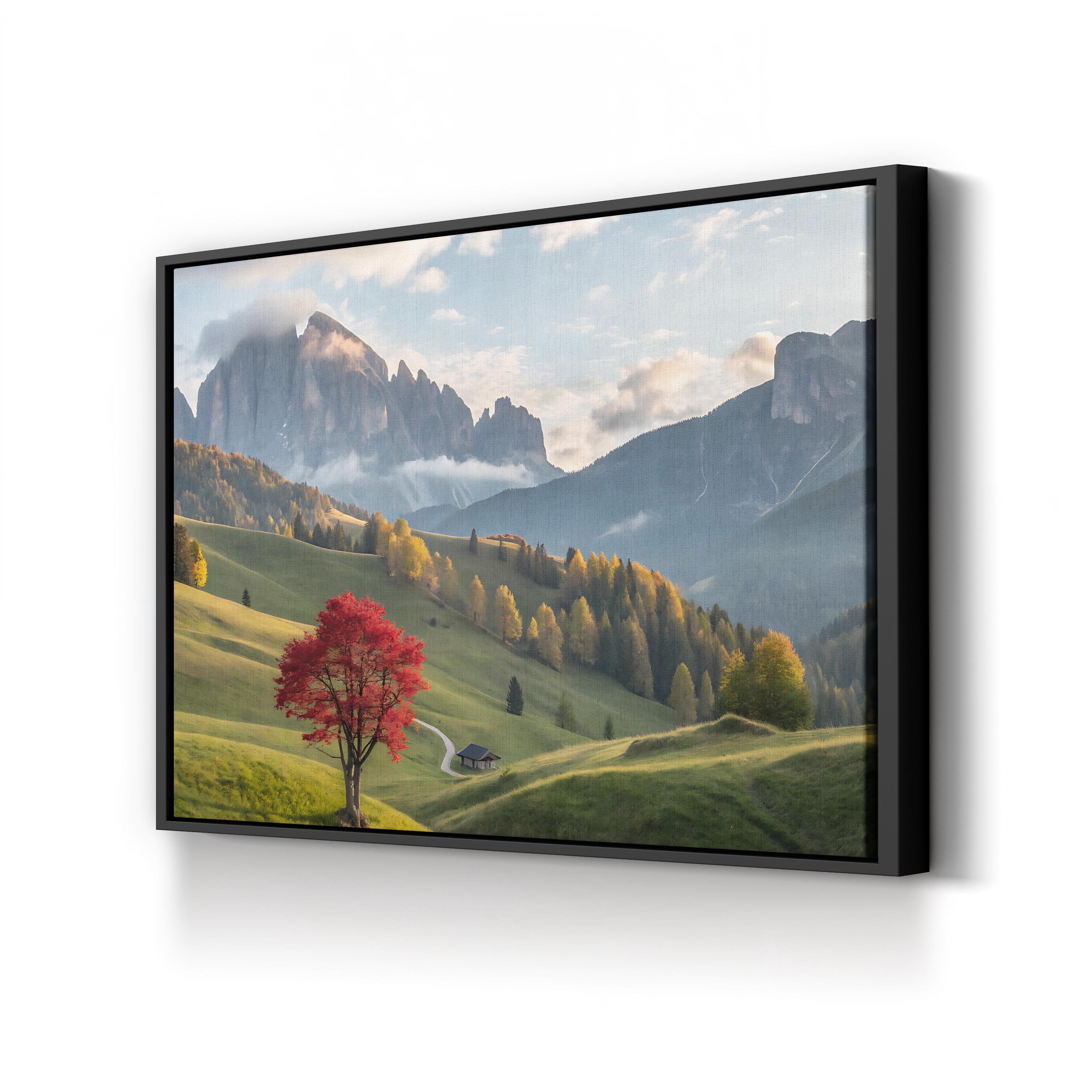 Tatra Mountains Autumn – Vintage Photography Wall Art | Slovakia Landscape Canvas Print