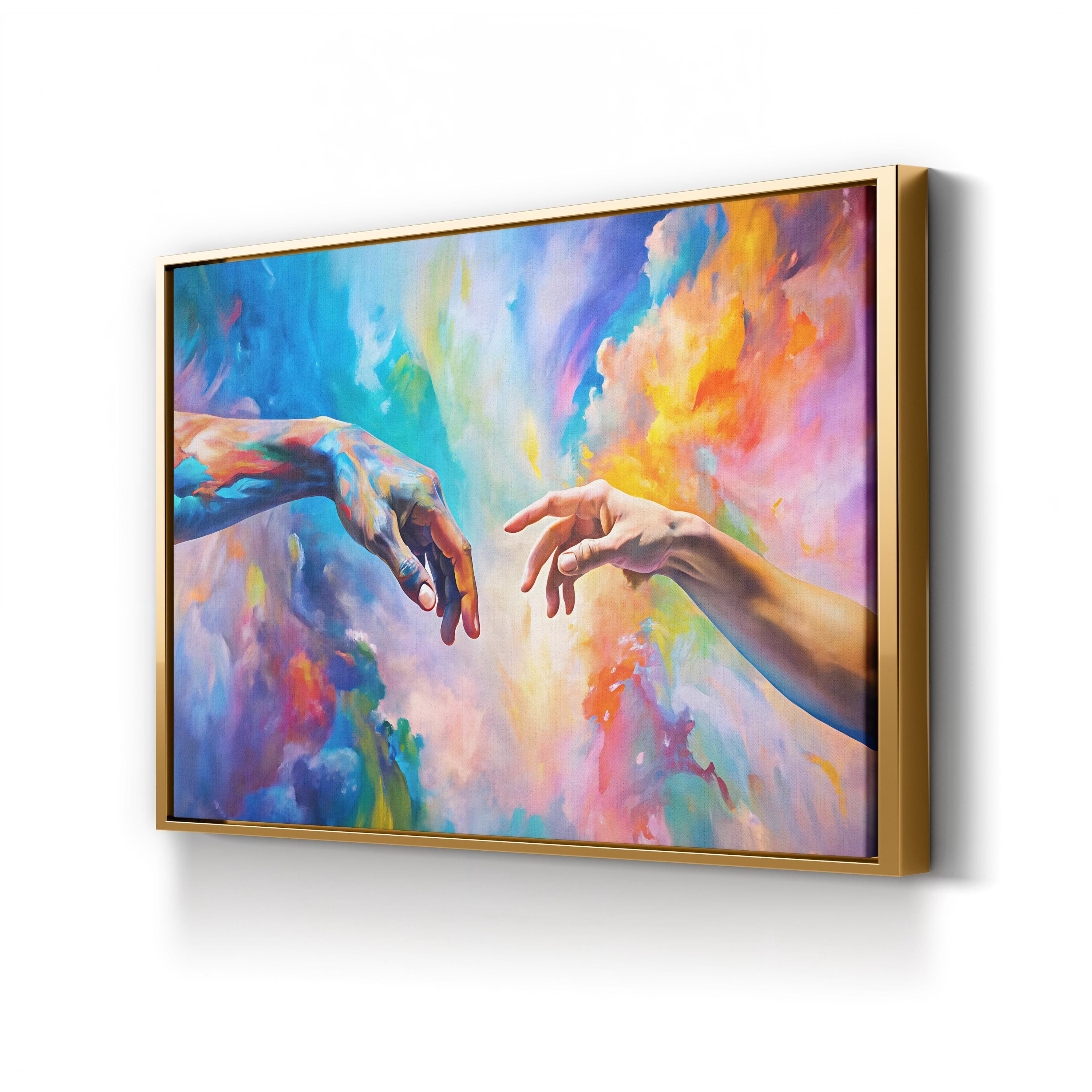 Abstract Color Explosion – Period Illustration Wall Art | Modern Vibrant Canvas Print