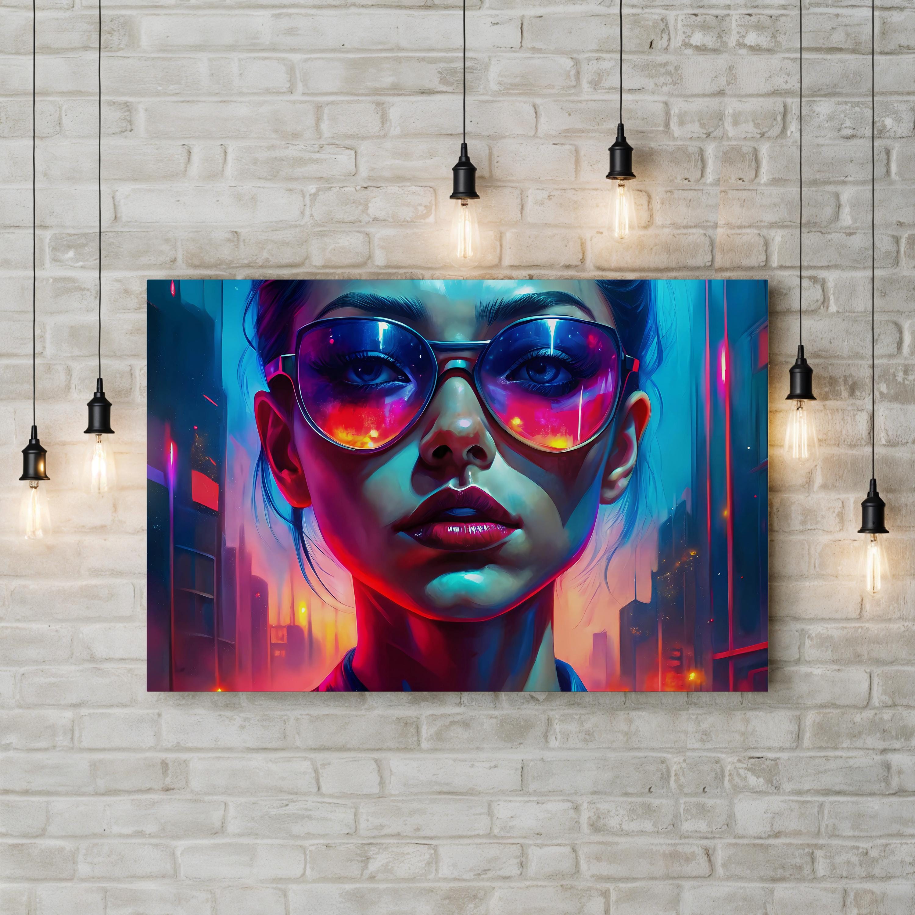 Graffiti Drip Art Canvas – Black, White & Gold Wall Art
