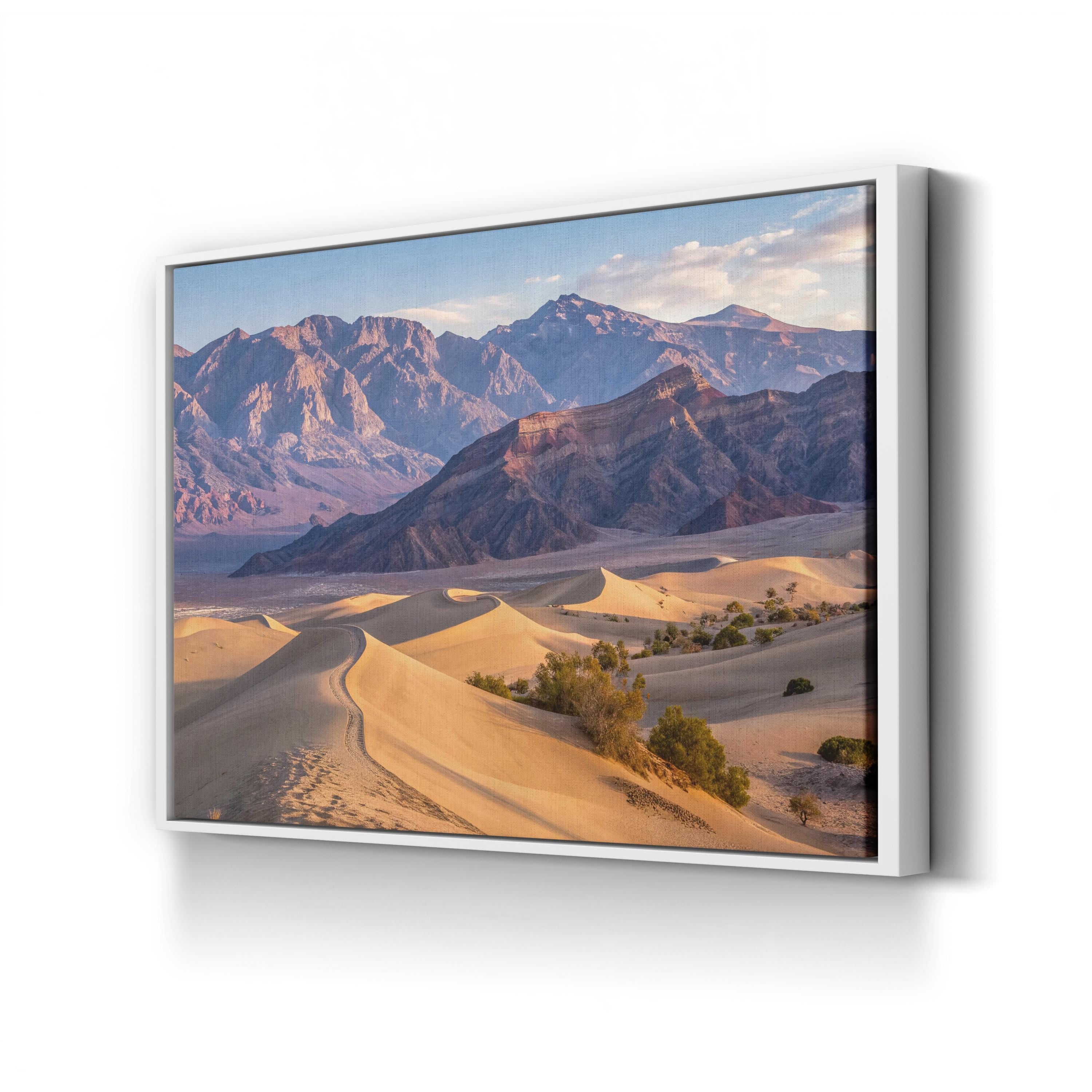 Death Valley Dunes – Vintage Photography Wall Art | Desert Landscape Canvas Print