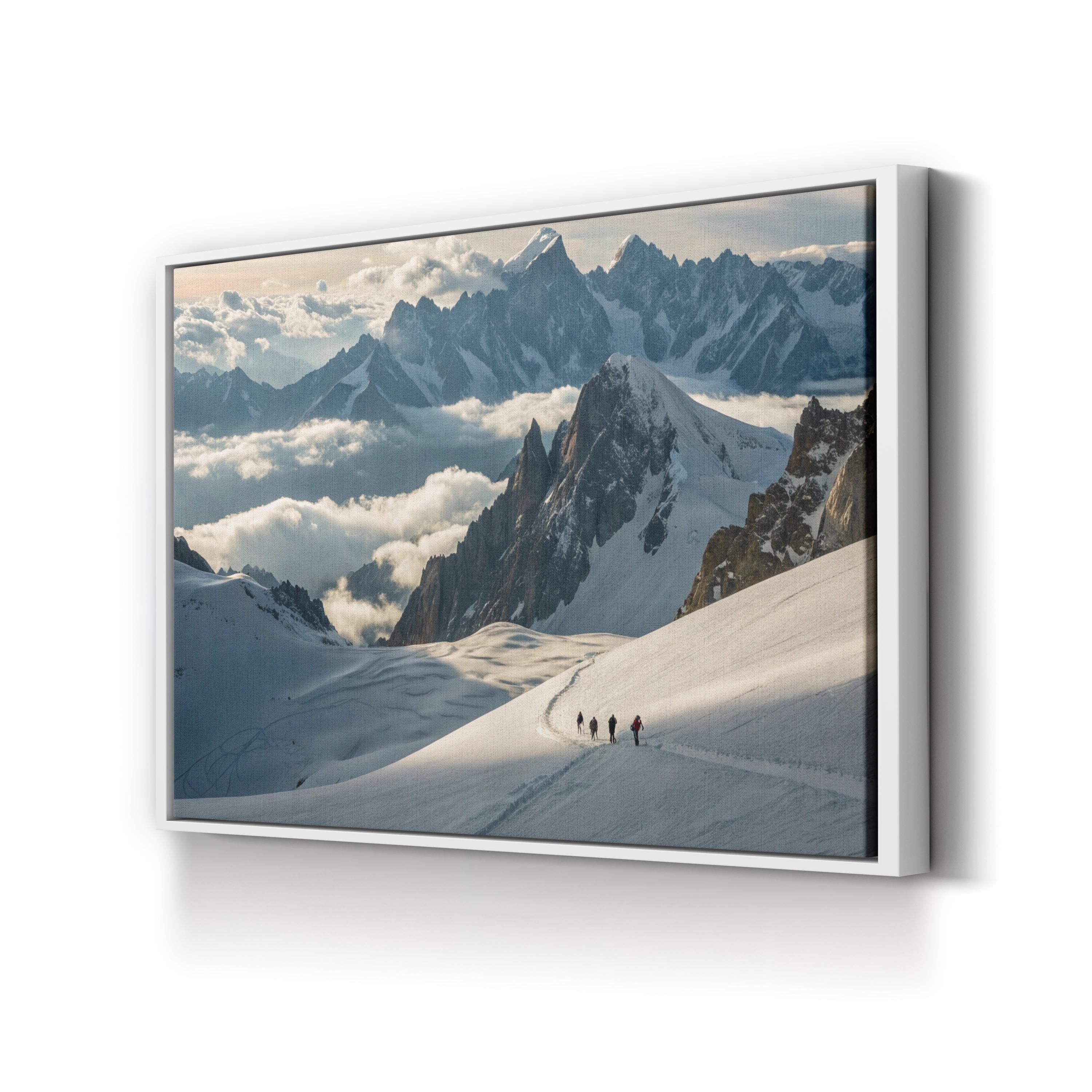 Mountain Expedition – Vintage Photography Wall Art | Adventure Landscape Canvas Print