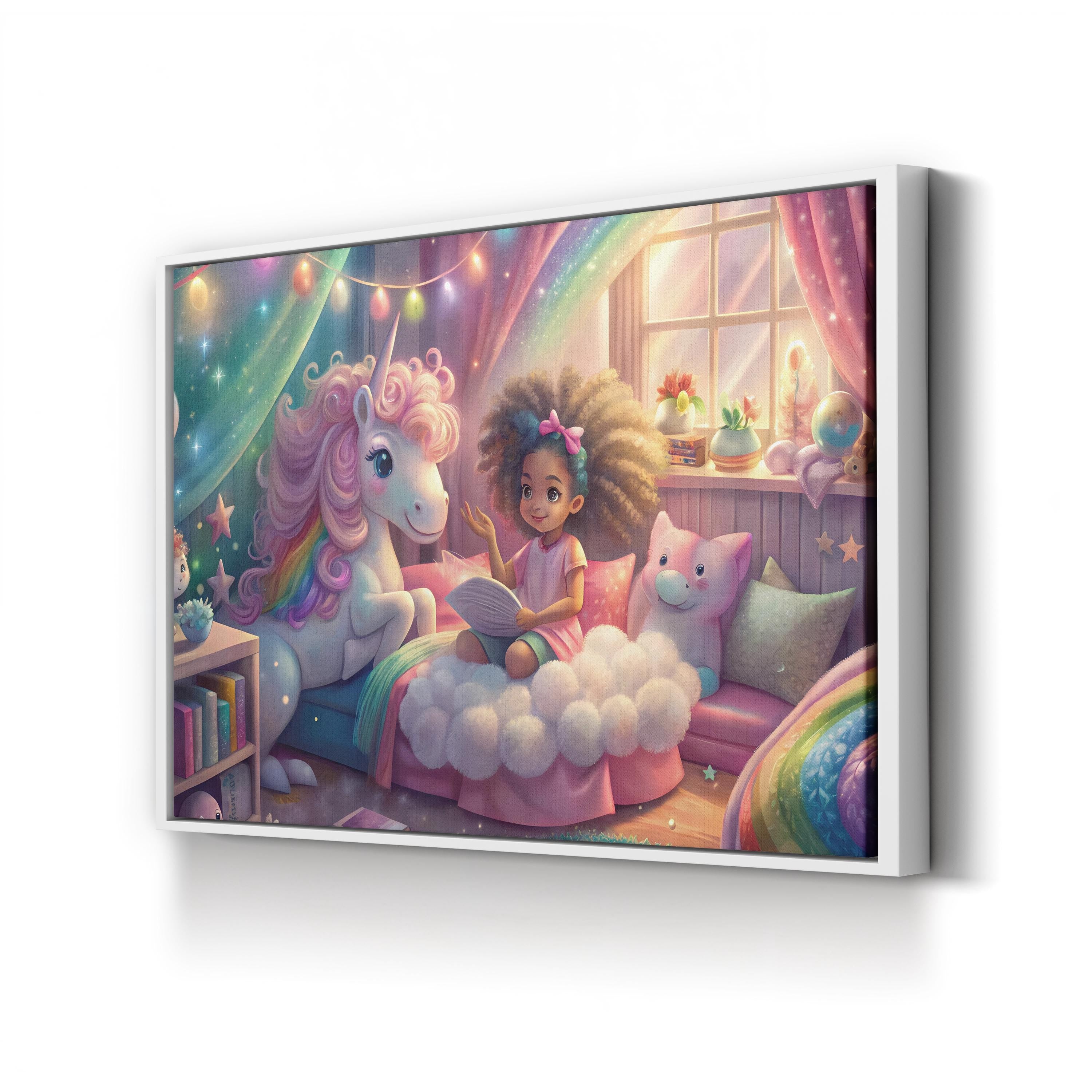 Fairy Sparkle – Period Illustration Wall Art | Whimsical Fantasy Canvas Print