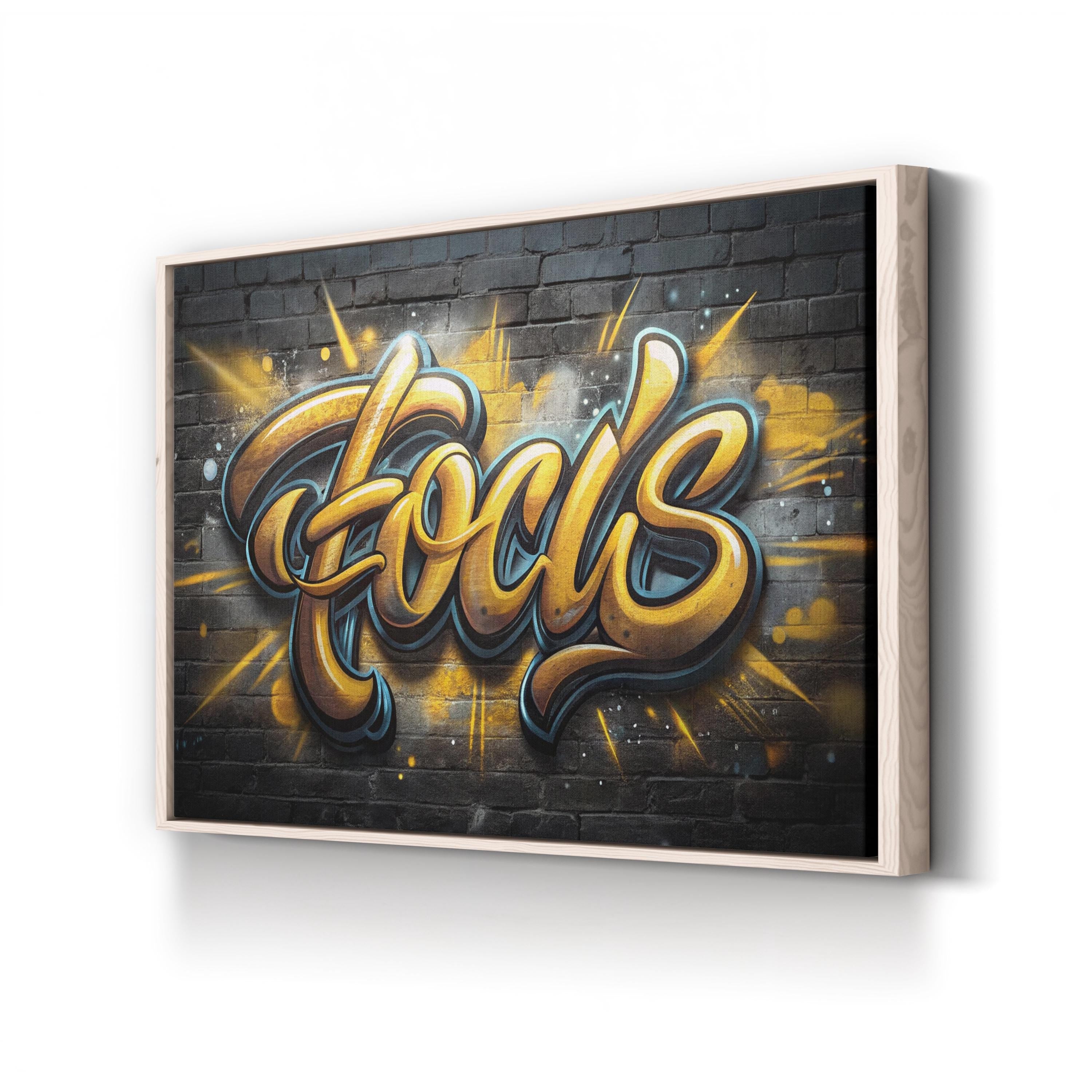 FOCUS Calligraphy Canvas Wall Art