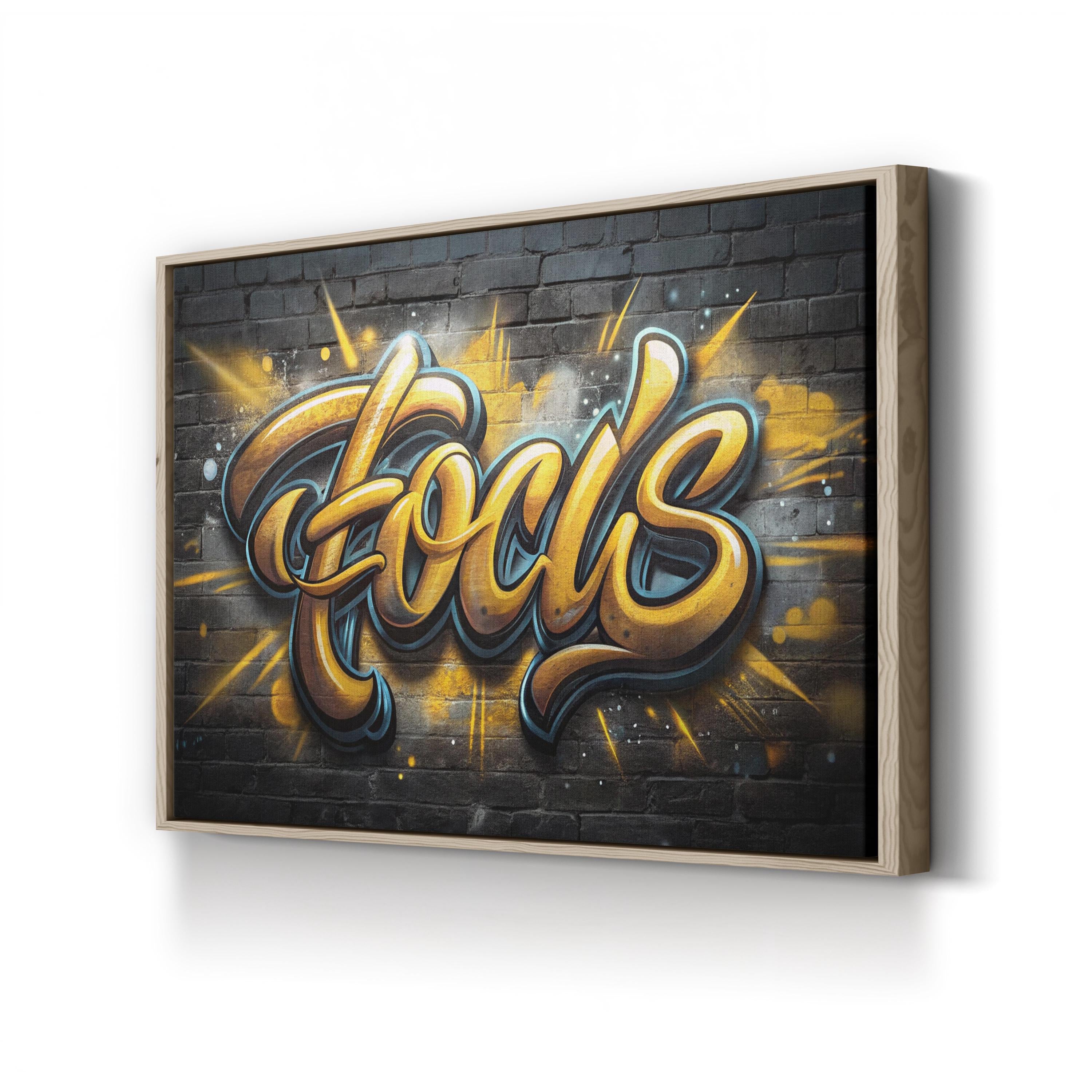 FOCUS Calligraphy Canvas Wall Art