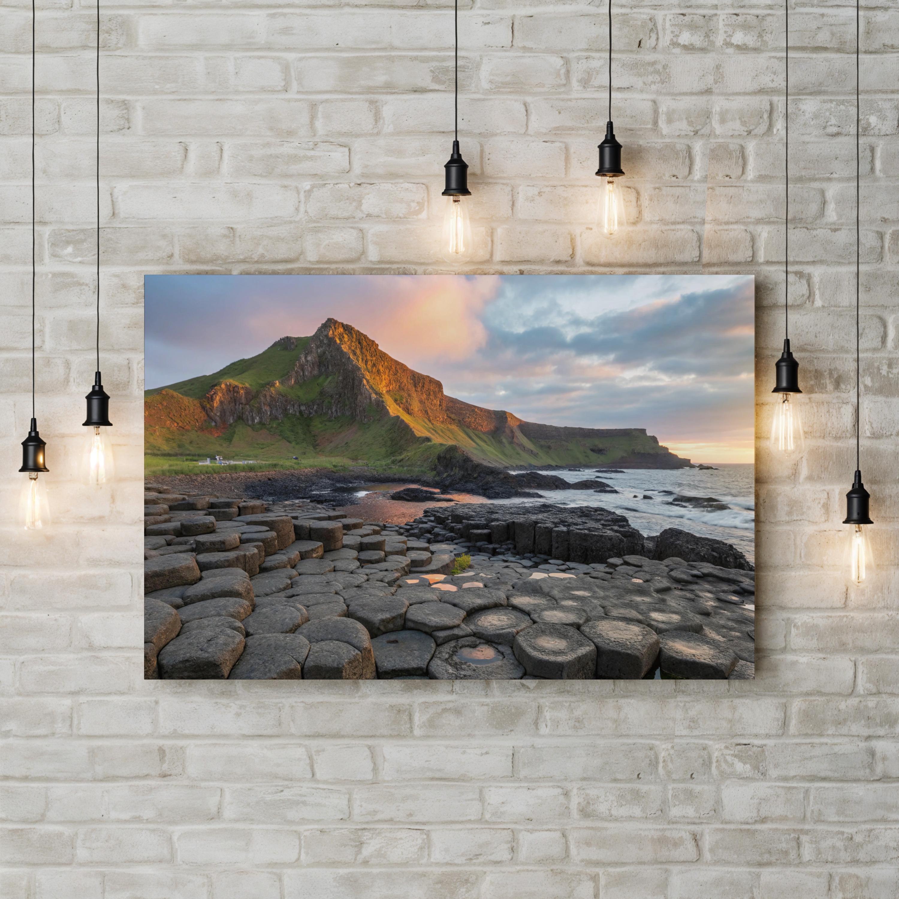 Majestic Mountain Giant – Vintage Photography Wall Art | Dramatic Landscape Canvas Print