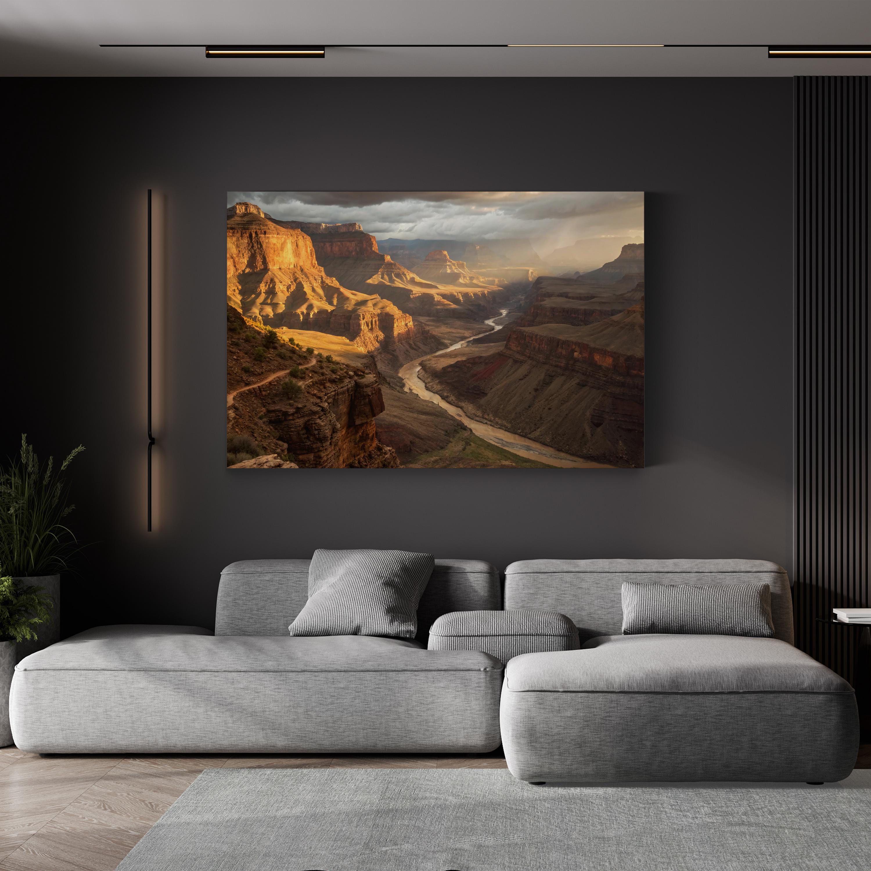 Grand Canyon Arizona – Vintage Photography Wall Art | Desert Landscape Canvas Print