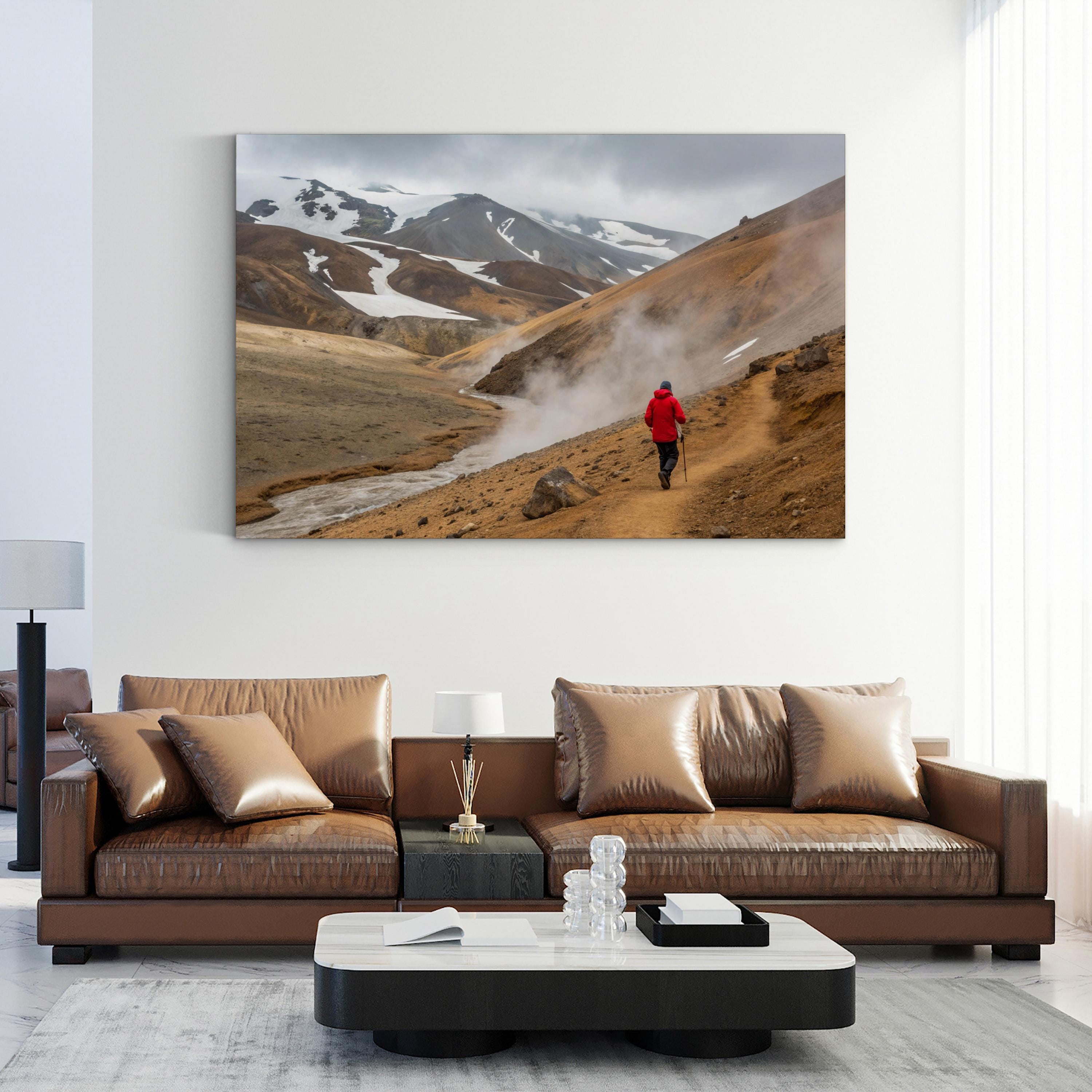 Kerlingarfjöll Geothermal Iceland – Vintage Photography Wall Art | Mountain Canvas Print