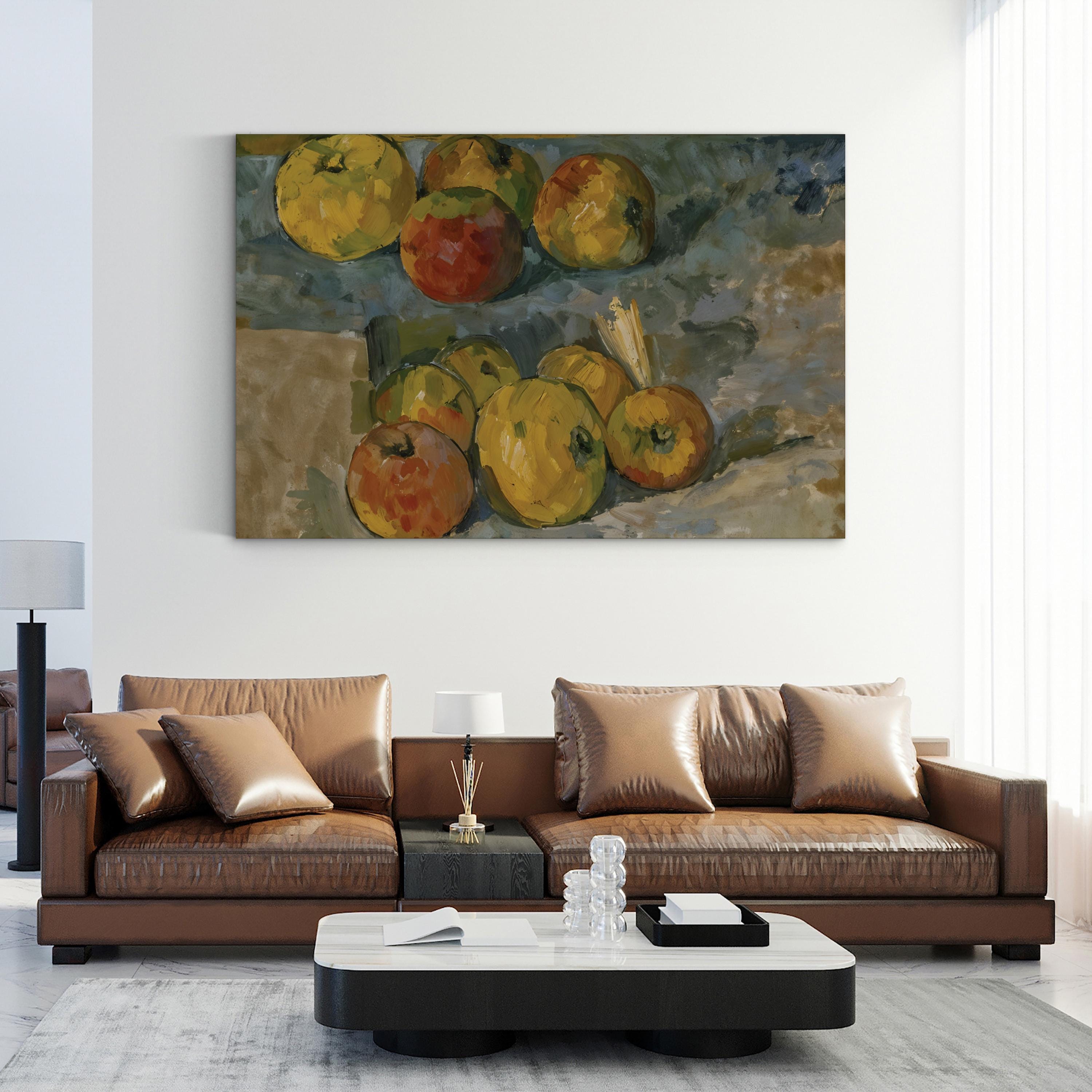 Apples, 1878–79 – Paul Cézanne Wall Art | Post-Impressionist Still Life Canvas Print