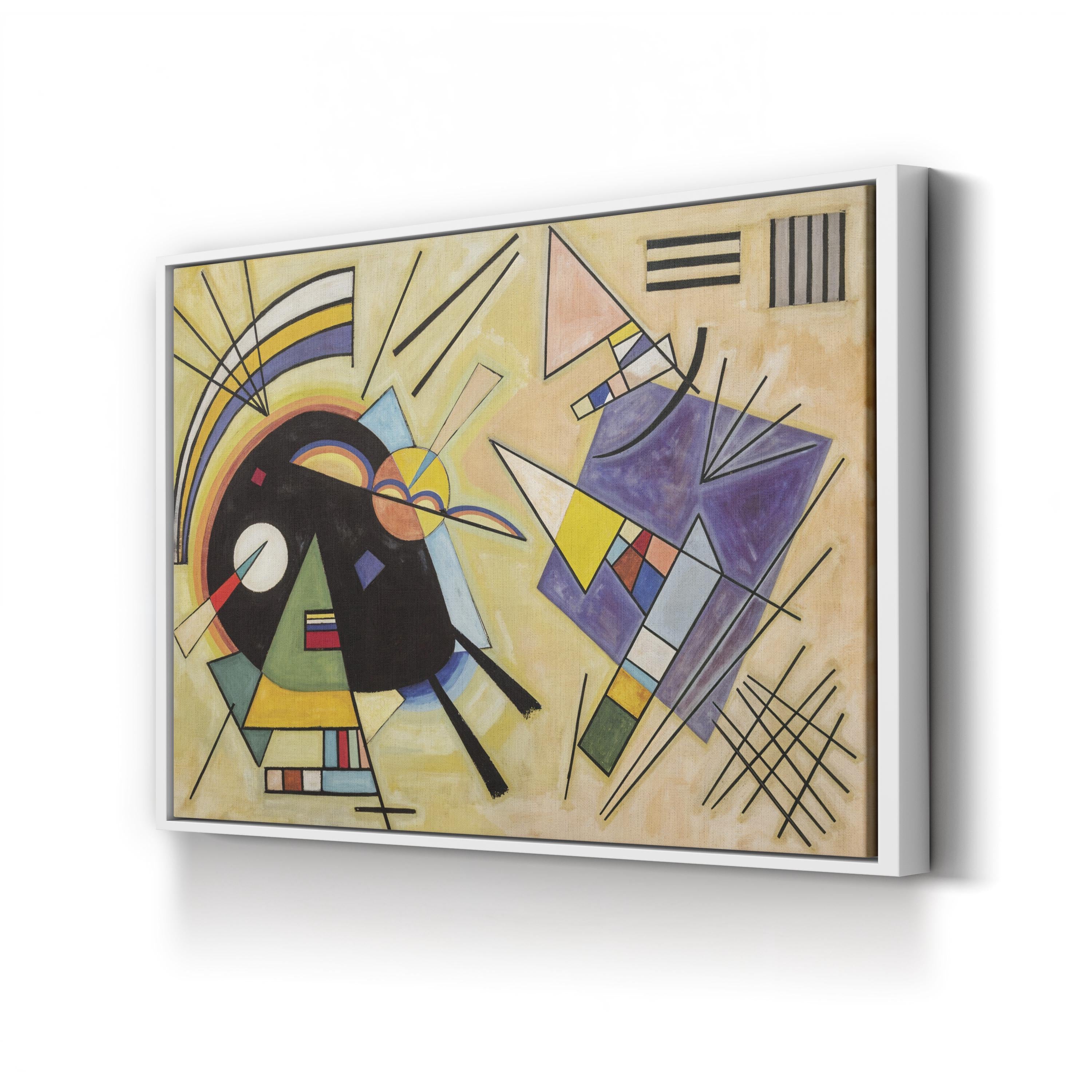 Black and Violet, 1923 – Wassily Kandinsky Wall Art | Abstract Modern Canvas Print