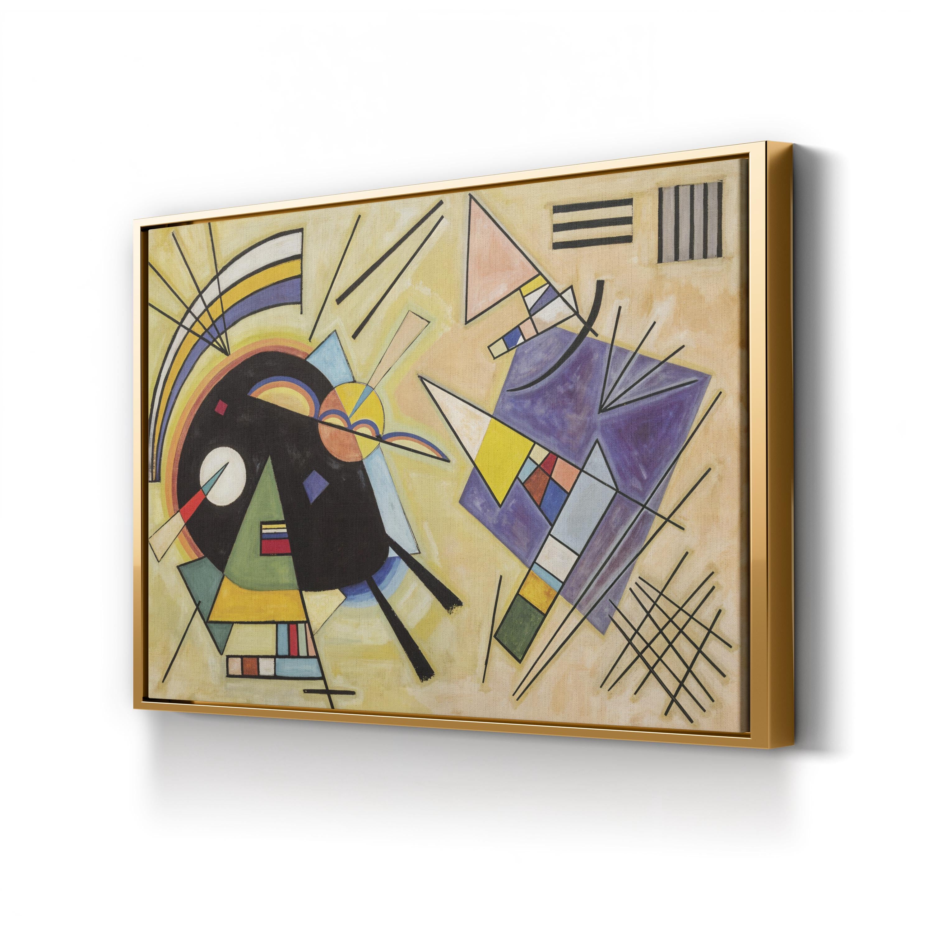 Black and Violet, 1923 – Wassily Kandinsky Wall Art | Abstract Modern Canvas Print