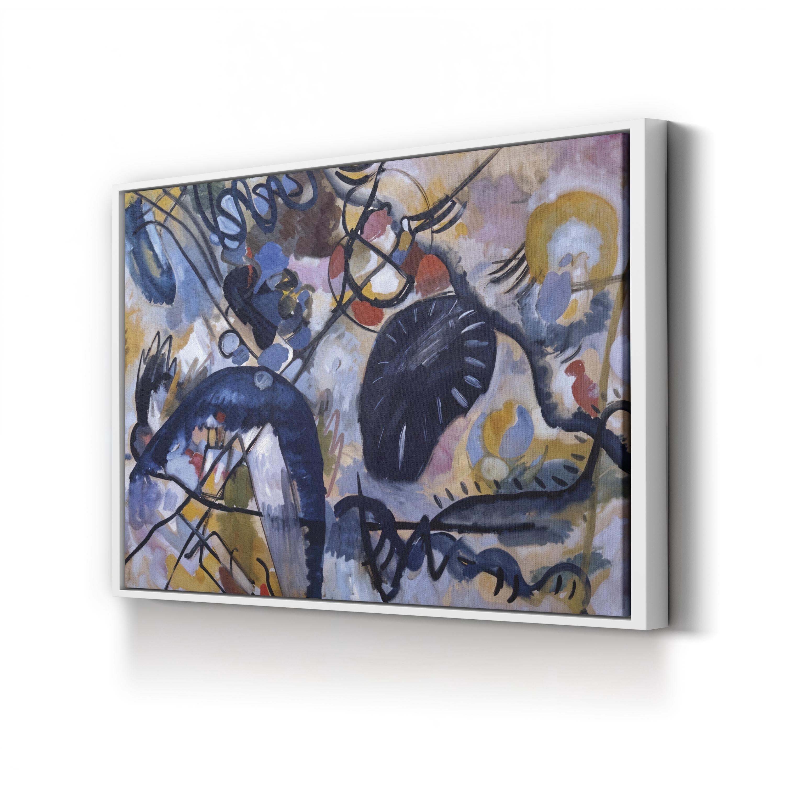Black Spot, 1912 Wall Art by Wassily Kandinsky | Early Abstract Modernism Canvas Print