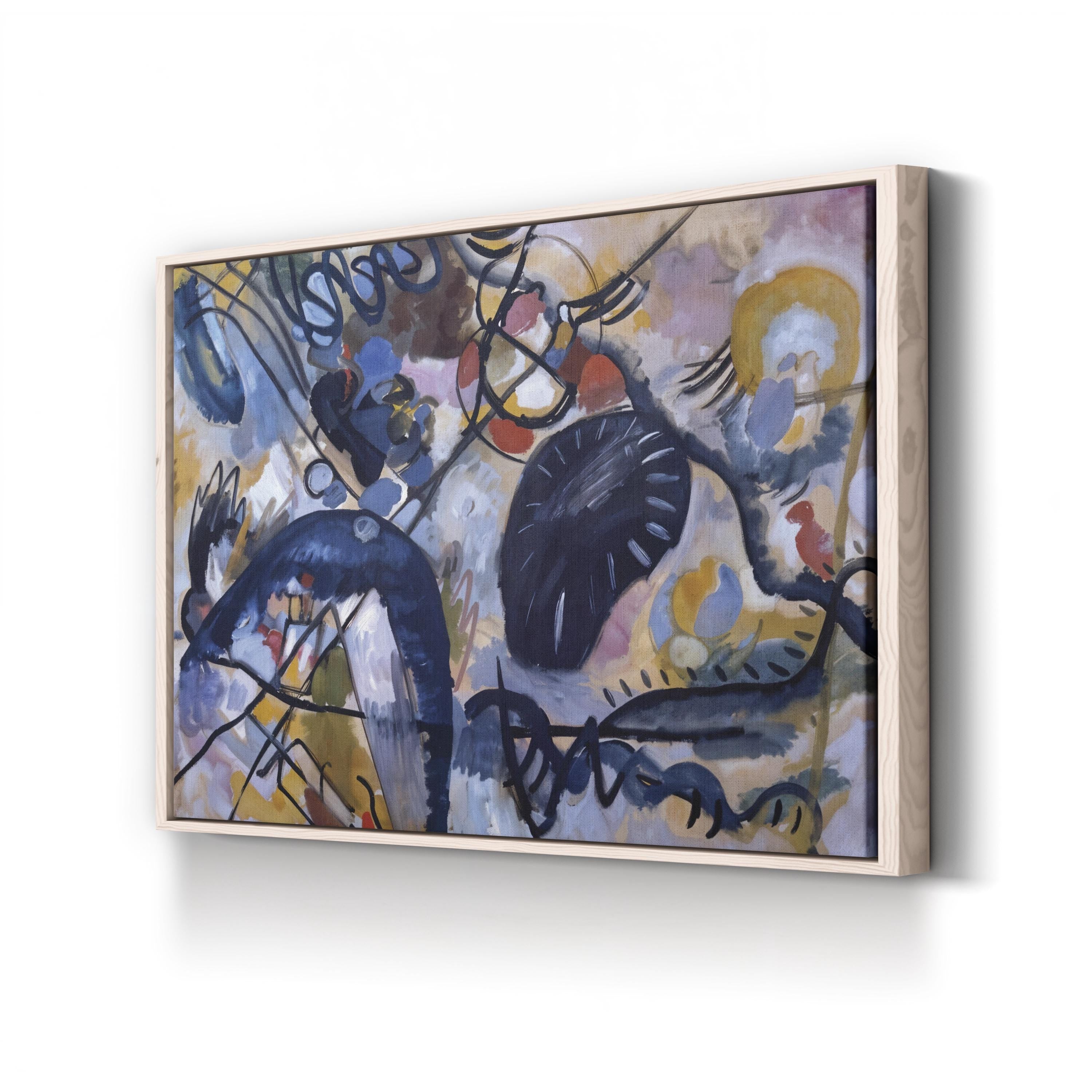 Black Spot, 1912 Wall Art by Wassily Kandinsky | Early Abstract Modernism Canvas Print