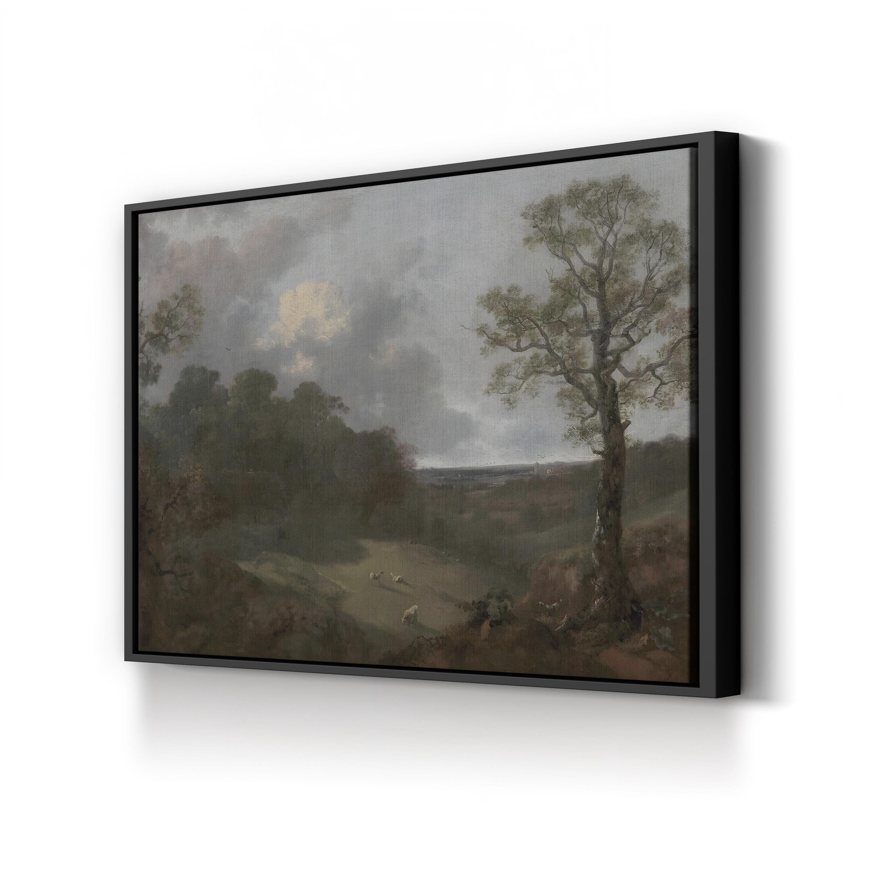 Gainsborough Valley Landscapes II Canvas Art – Thomas Gainsborough English Countryside Painting Print