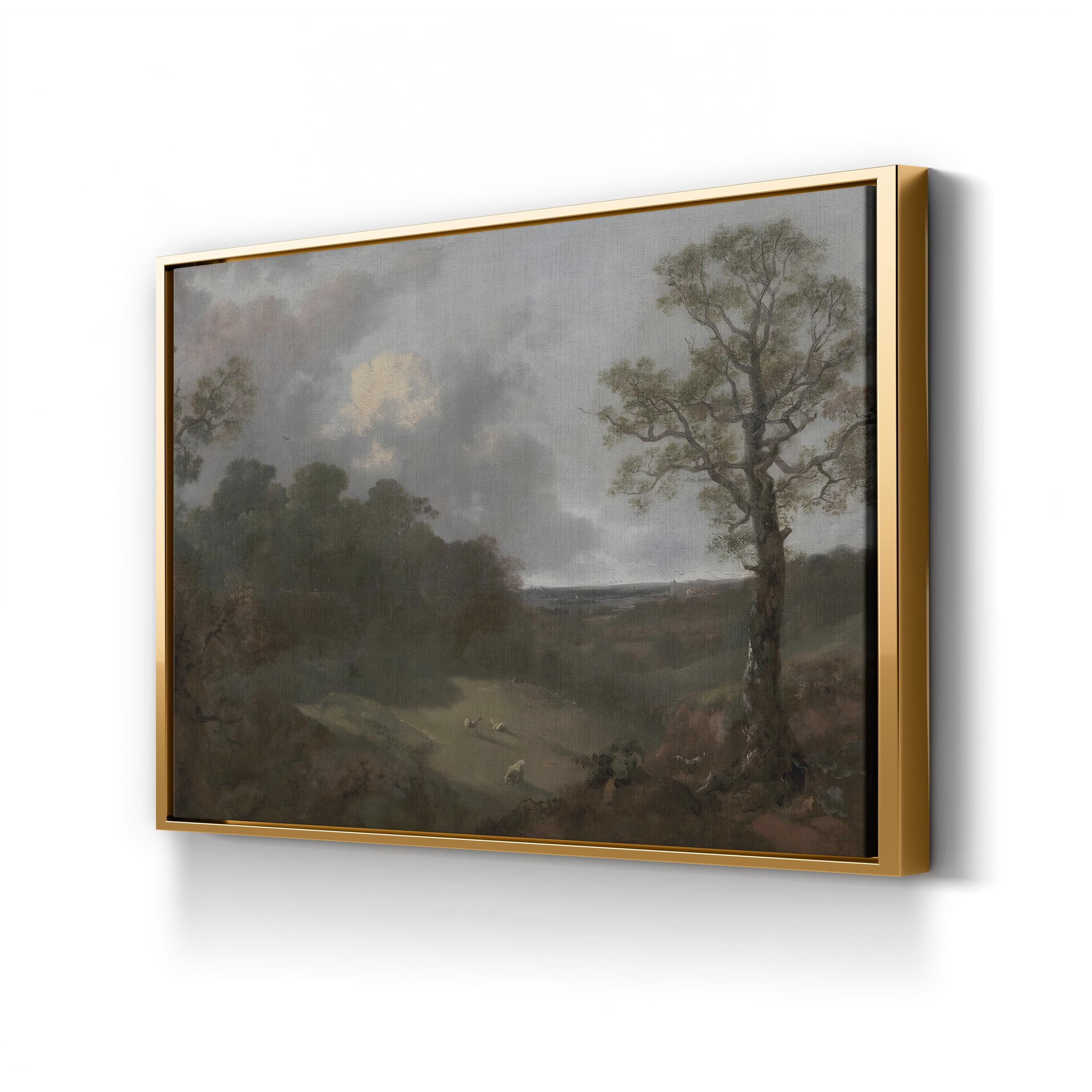 Gainsborough Valley Landscapes II Canvas Art – Thomas Gainsborough English Countryside Painting Print